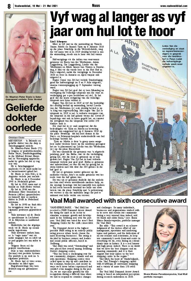 Vaalweekblad 19 Mei – 21 Mei 2021 page 8