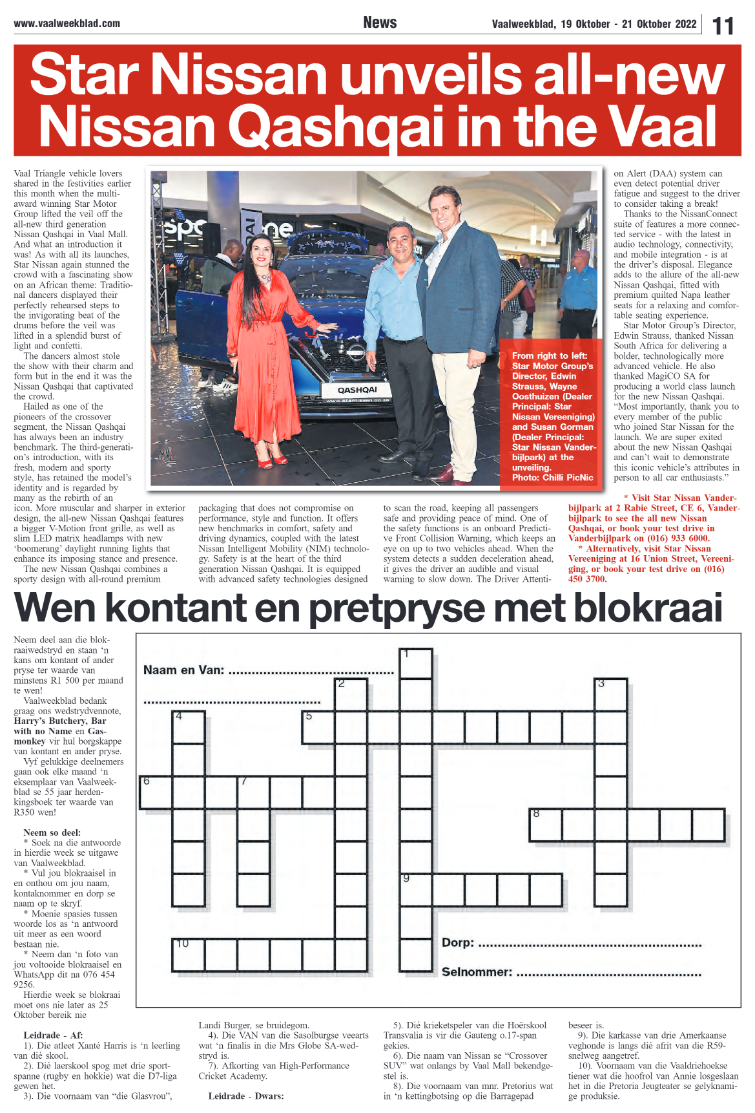 Vaalweekblad, 19 Oktober – 21 Oktober 2022 page 11