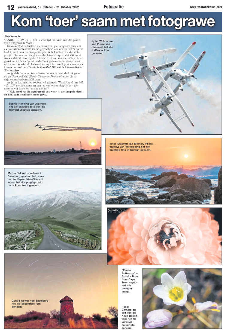 Vaalweekblad, 19 Oktober – 21 Oktober 2022 page 12