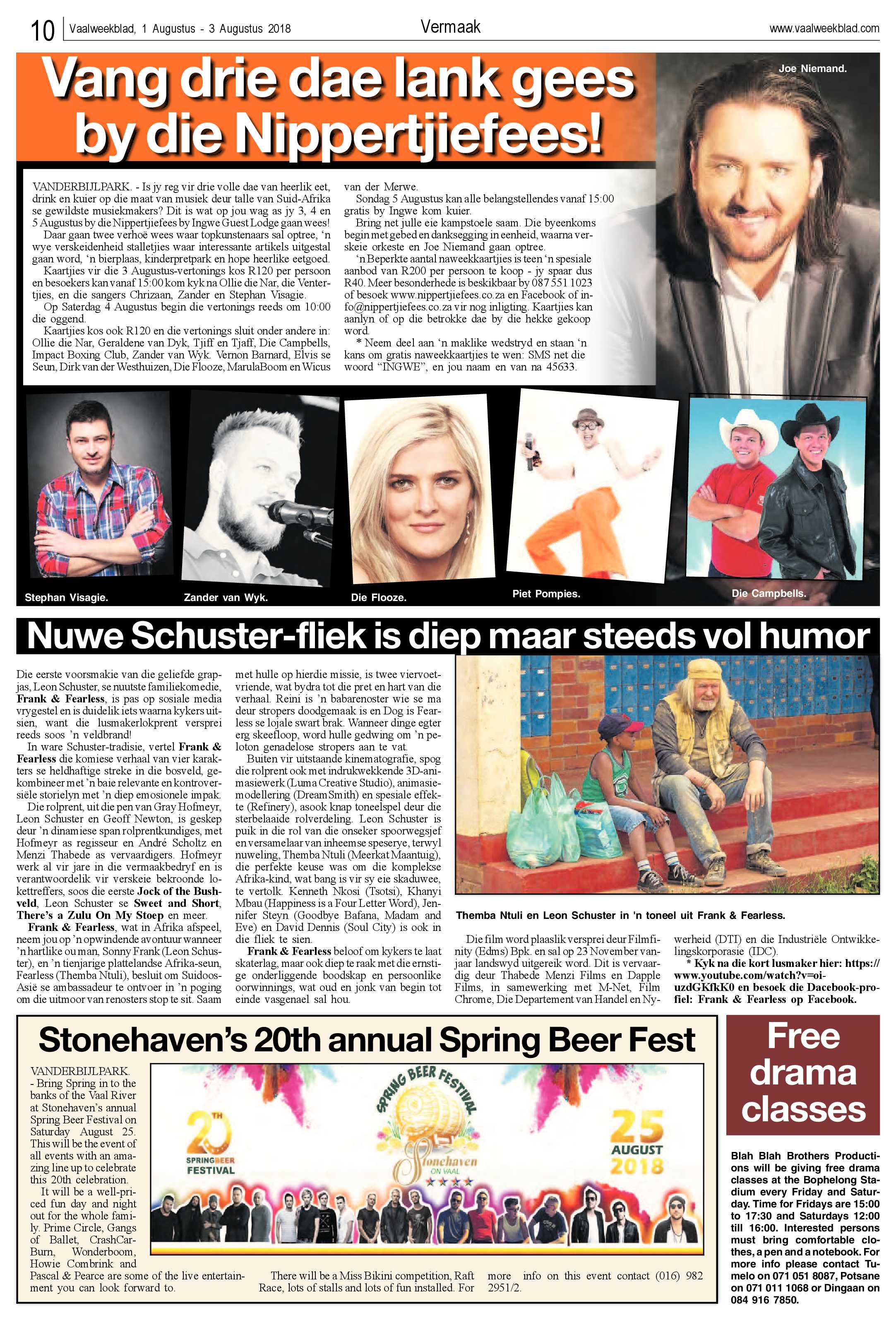 Vaalweekblad 1 – 3 Augustus 2018 page 10