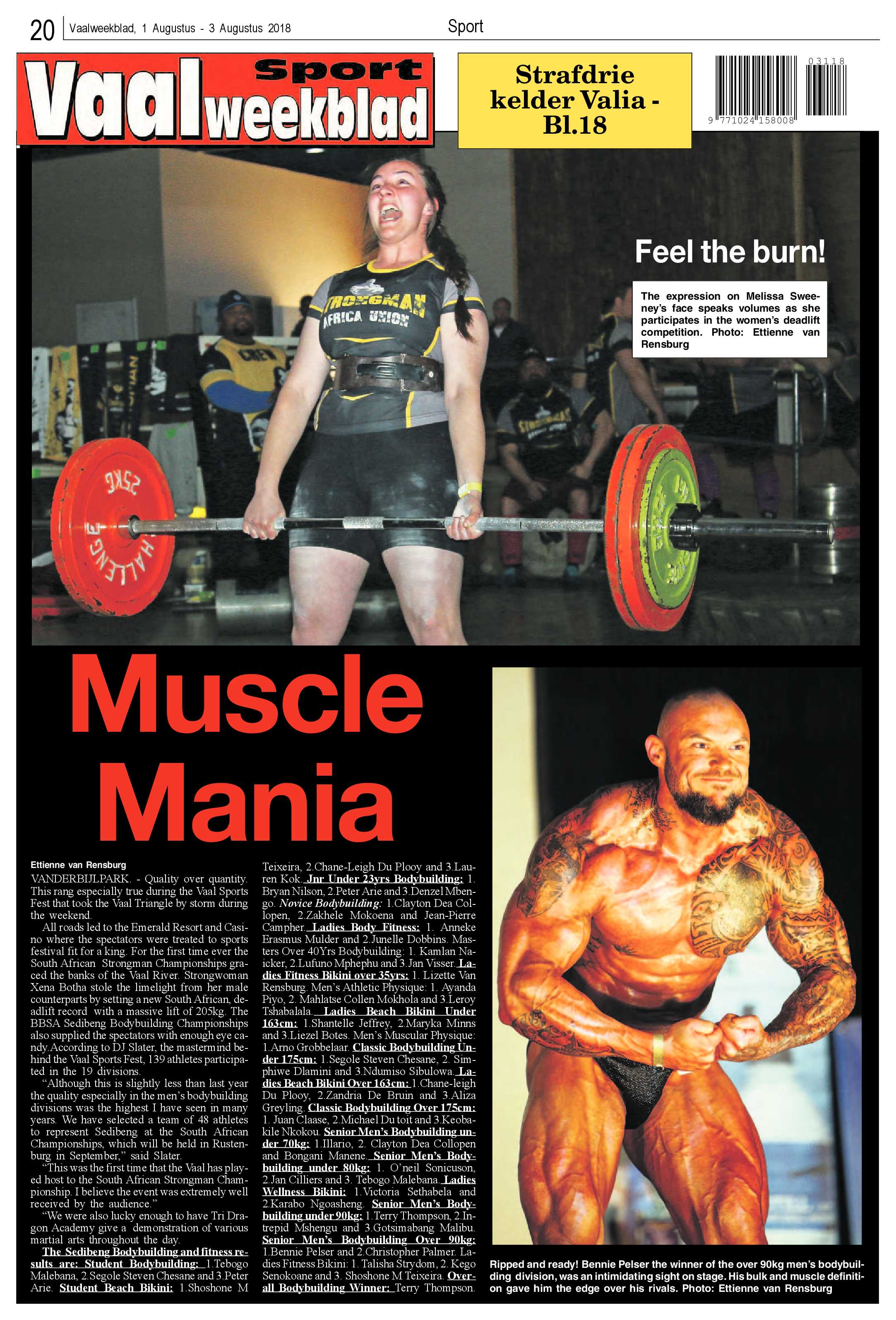 Vaalweekblad 1 – 3 Augustus 2018 page 20