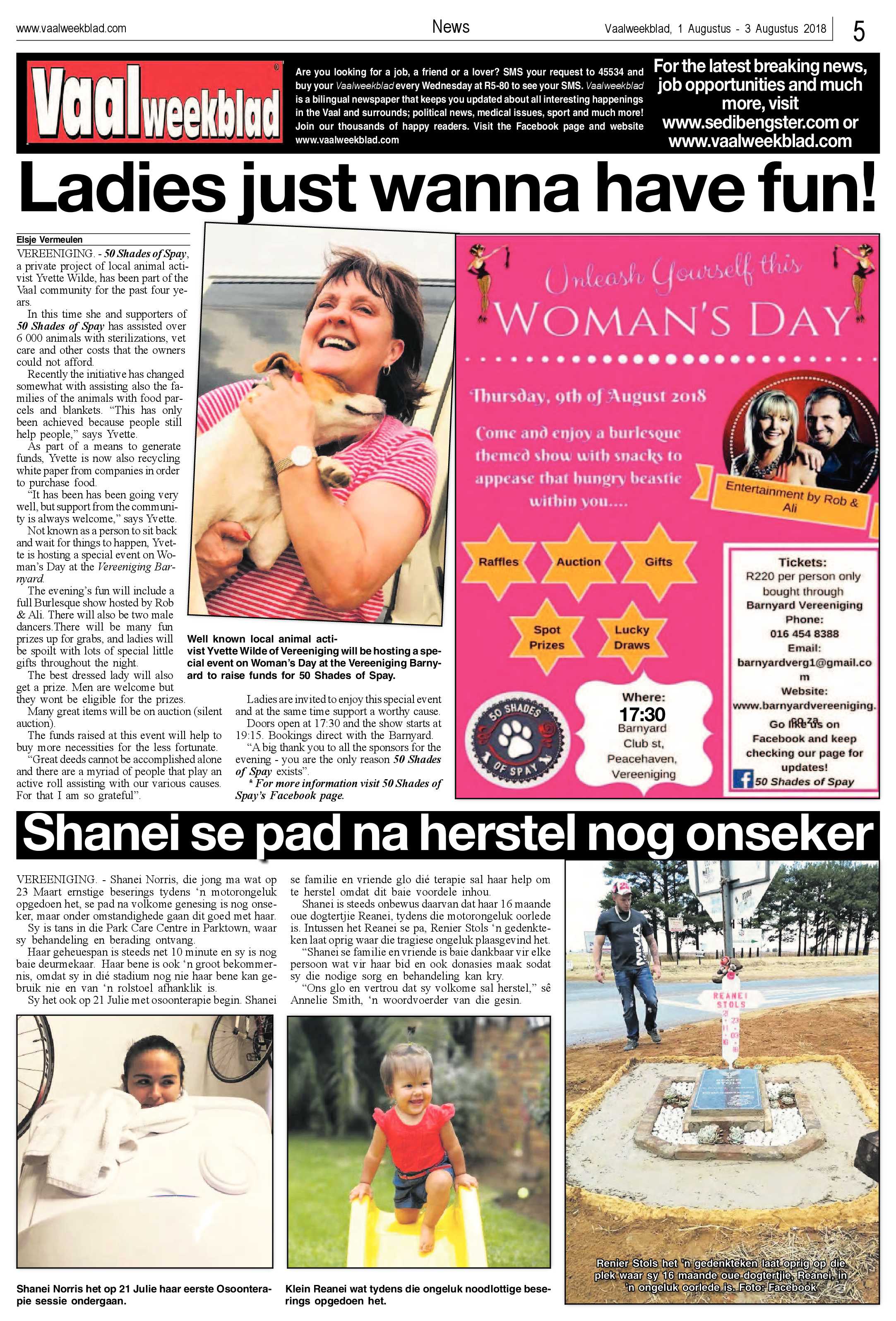 Vaalweekblad 1 – 3 Augustus 2018 page 5