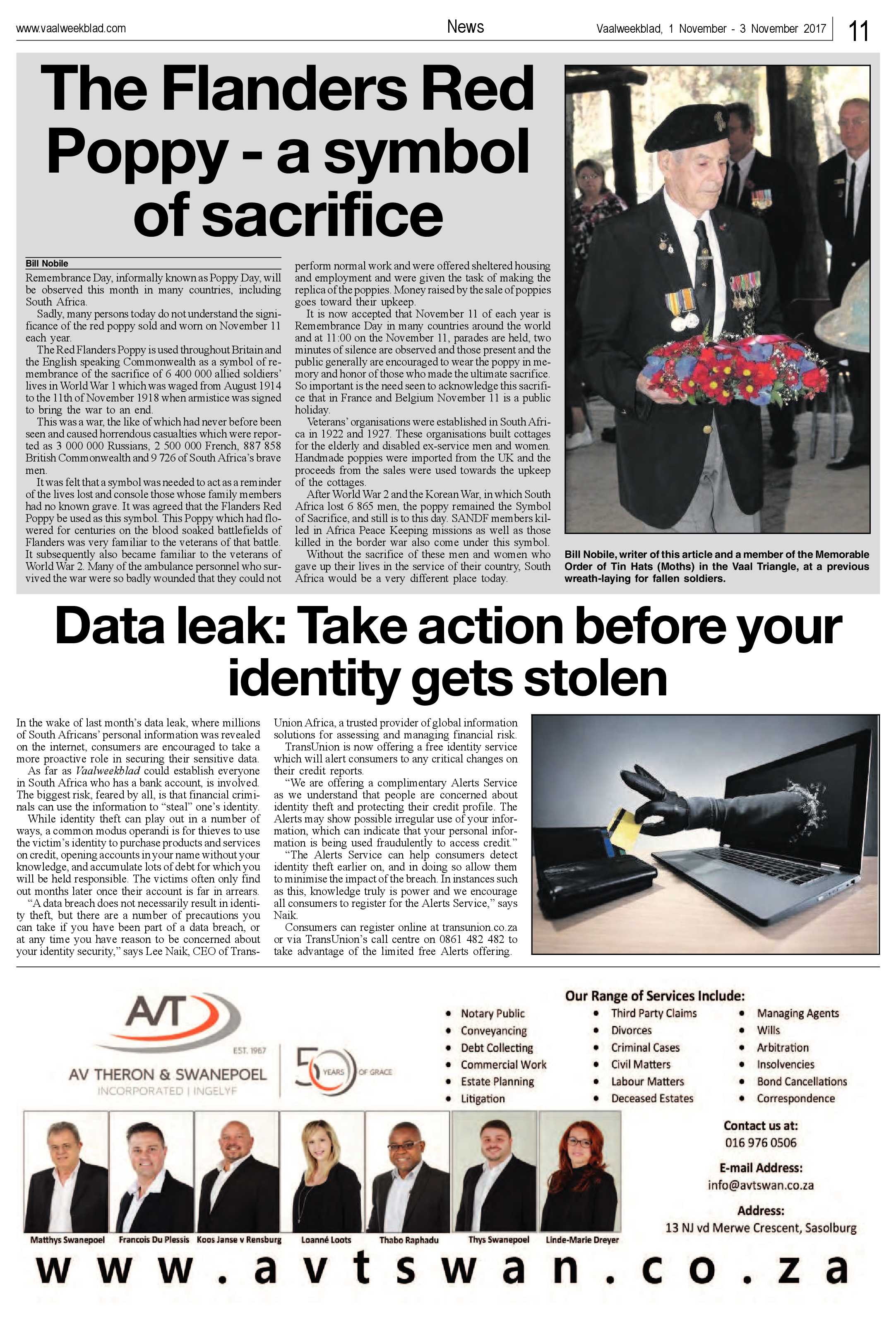 Vaalweekblad 1 – 3 November 2017 page 11