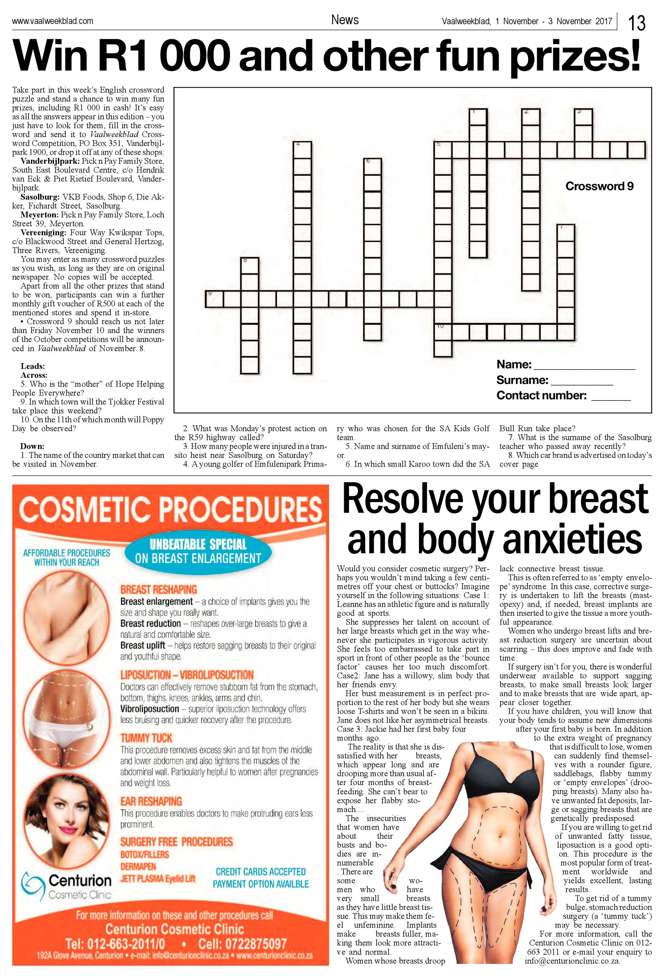 Vaalweekblad 1 – 3 November 2017 page 13