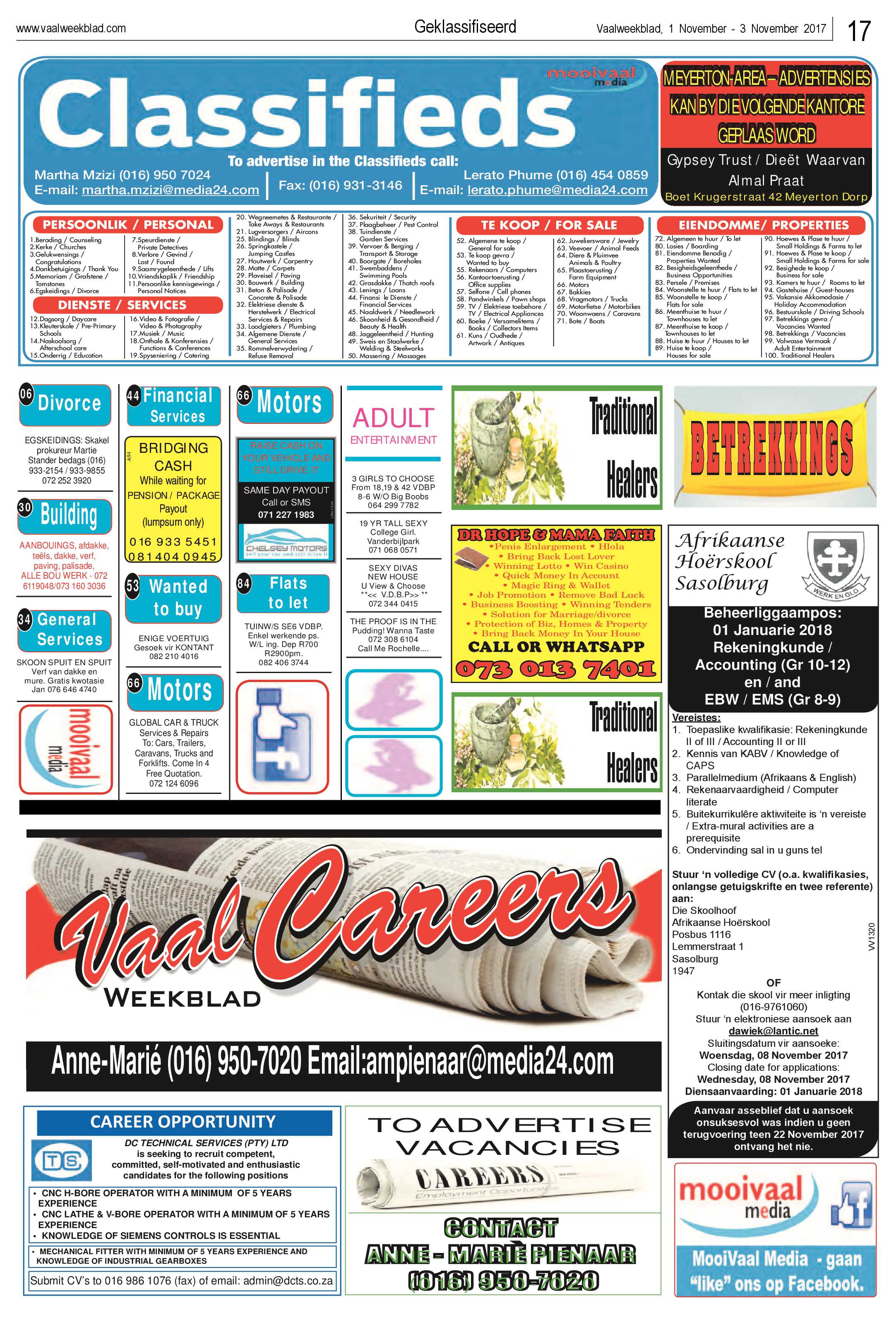 Vaalweekblad 1 – 3 November 2017 page 17