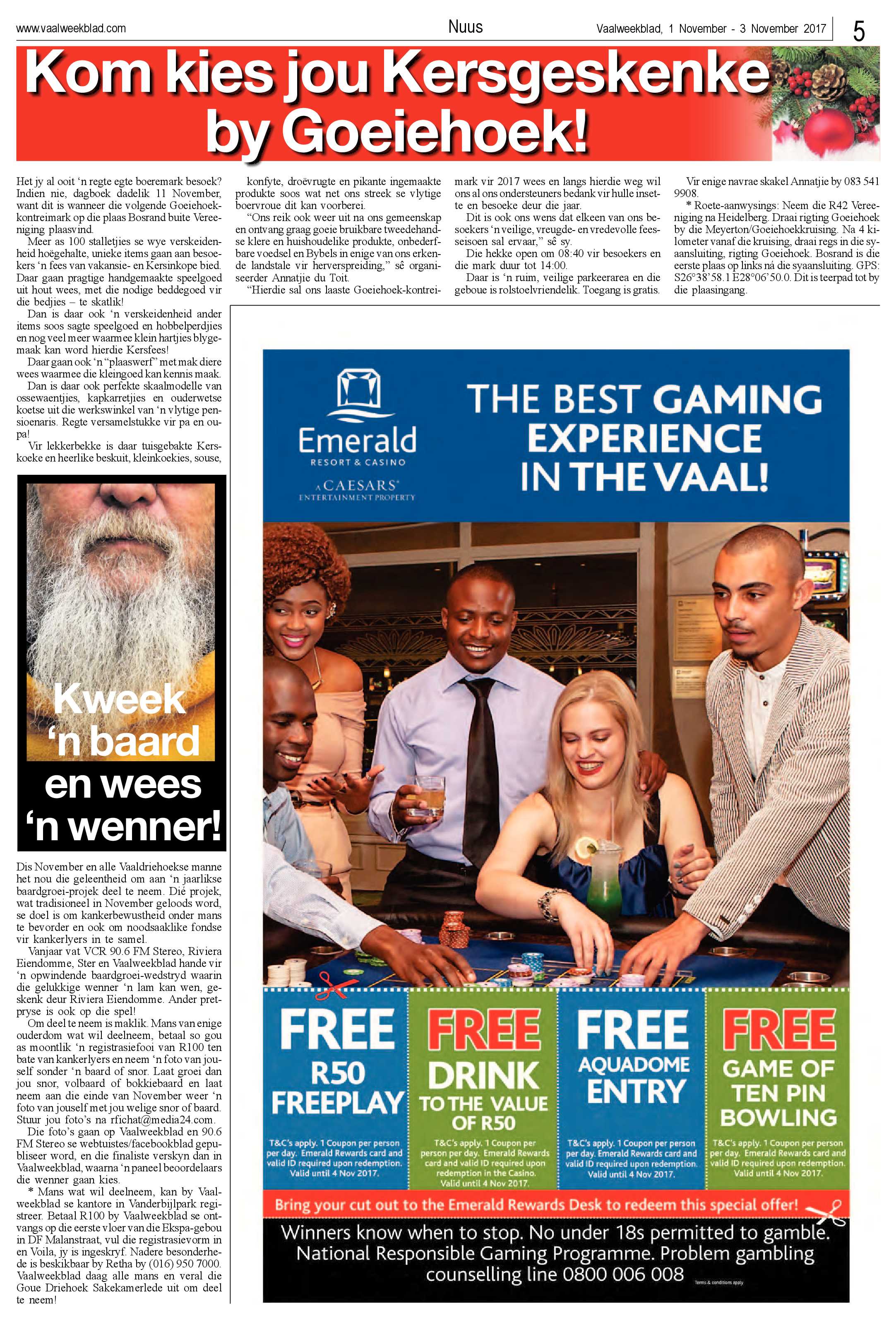 Vaalweekblad 1 – 3 November 2017 page 5