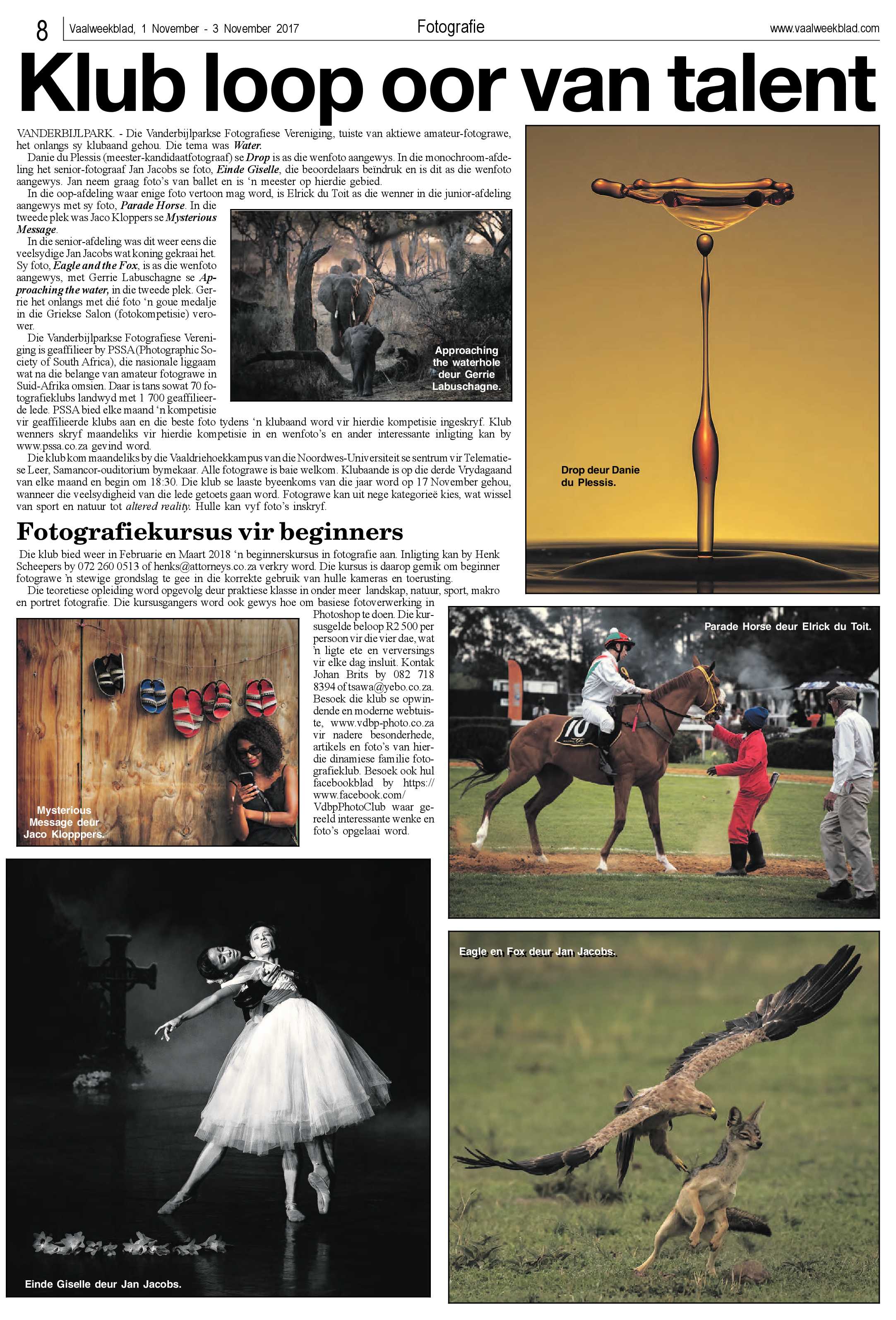 Vaalweekblad 1 – 3 November 2017 page 8