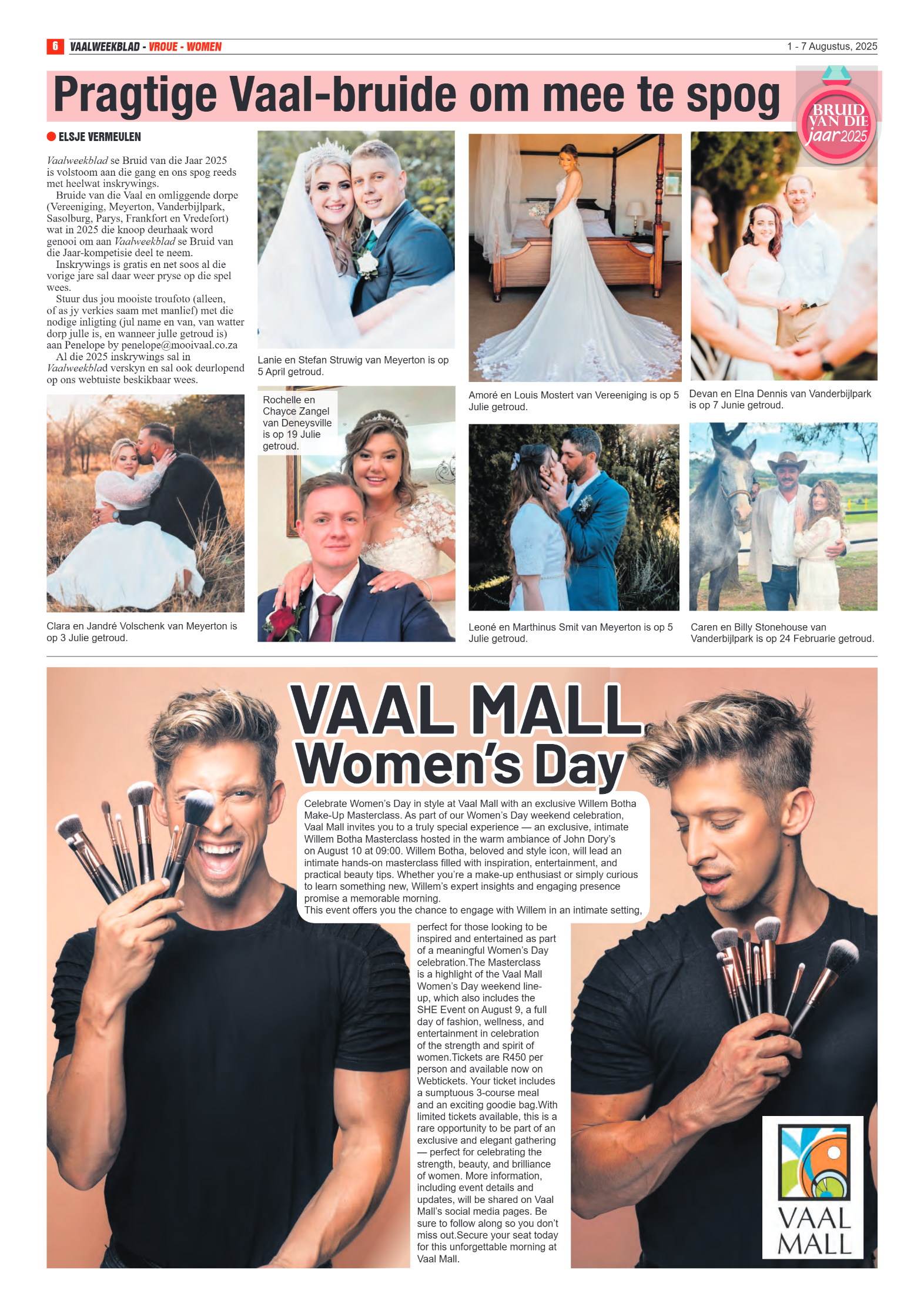 Vaalweekblad 1 – 7 Augustus, 2025 page 6