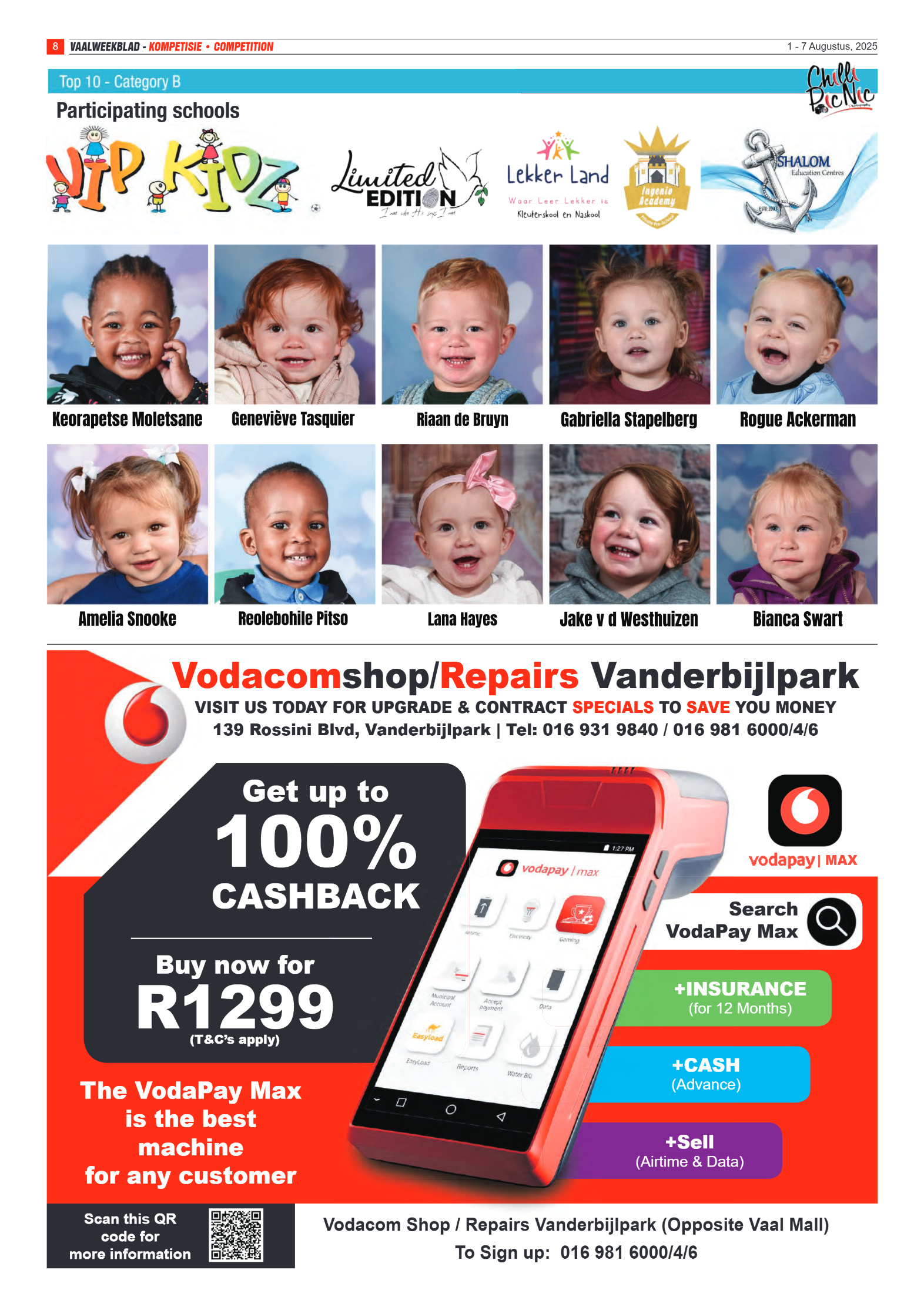 Vaalweekblad 1 – 7 Augustus, 2025 page 8