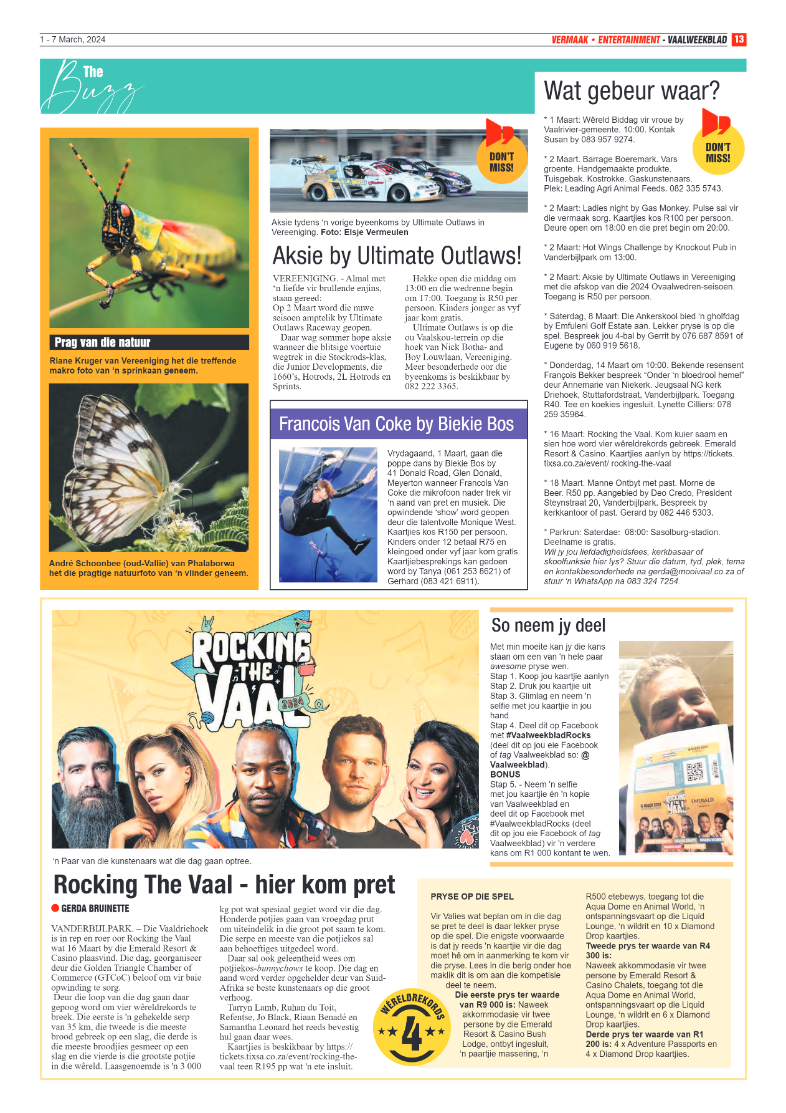 Vaalweekblad – 1 – 7 March, 2024 page 13