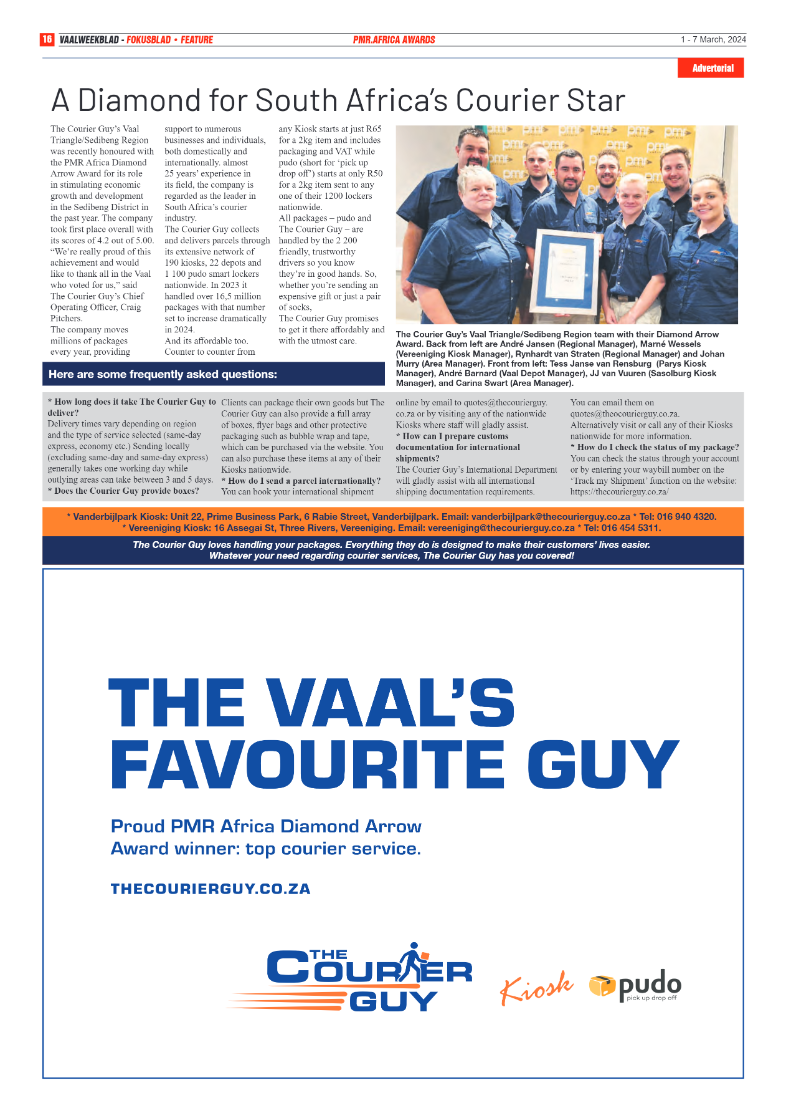 Vaalweekblad – 1 – 7 March, 2024 page 16
