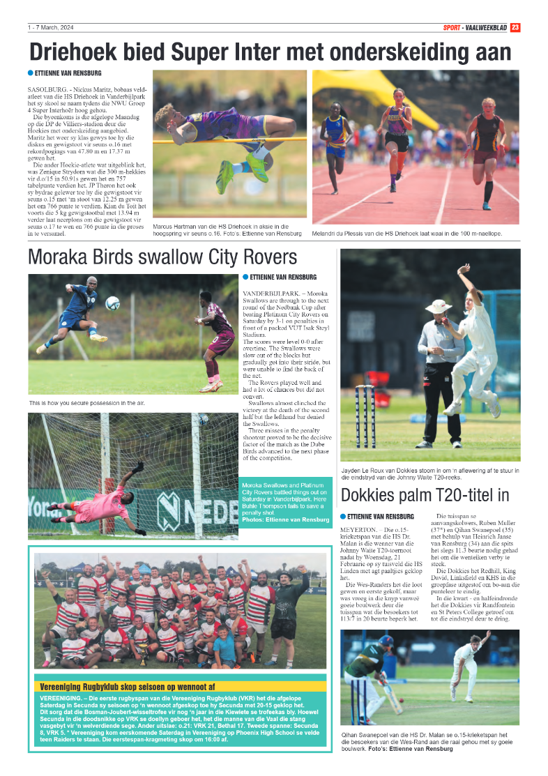 Vaalweekblad – 1 – 7 March, 2024 page 23