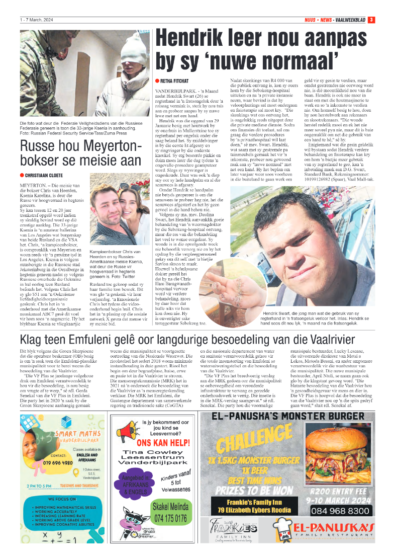 Vaalweekblad – 1 – 7 March, 2024 page 3