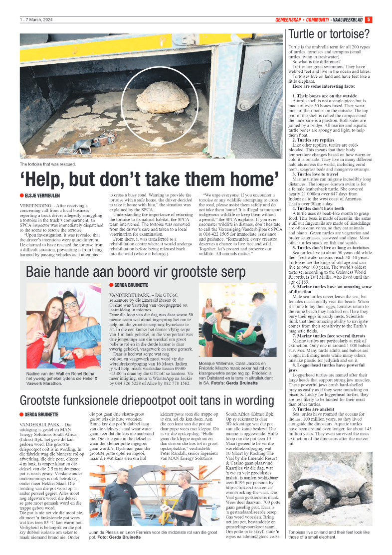Vaalweekblad – 1 – 7 March, 2024 page 5
