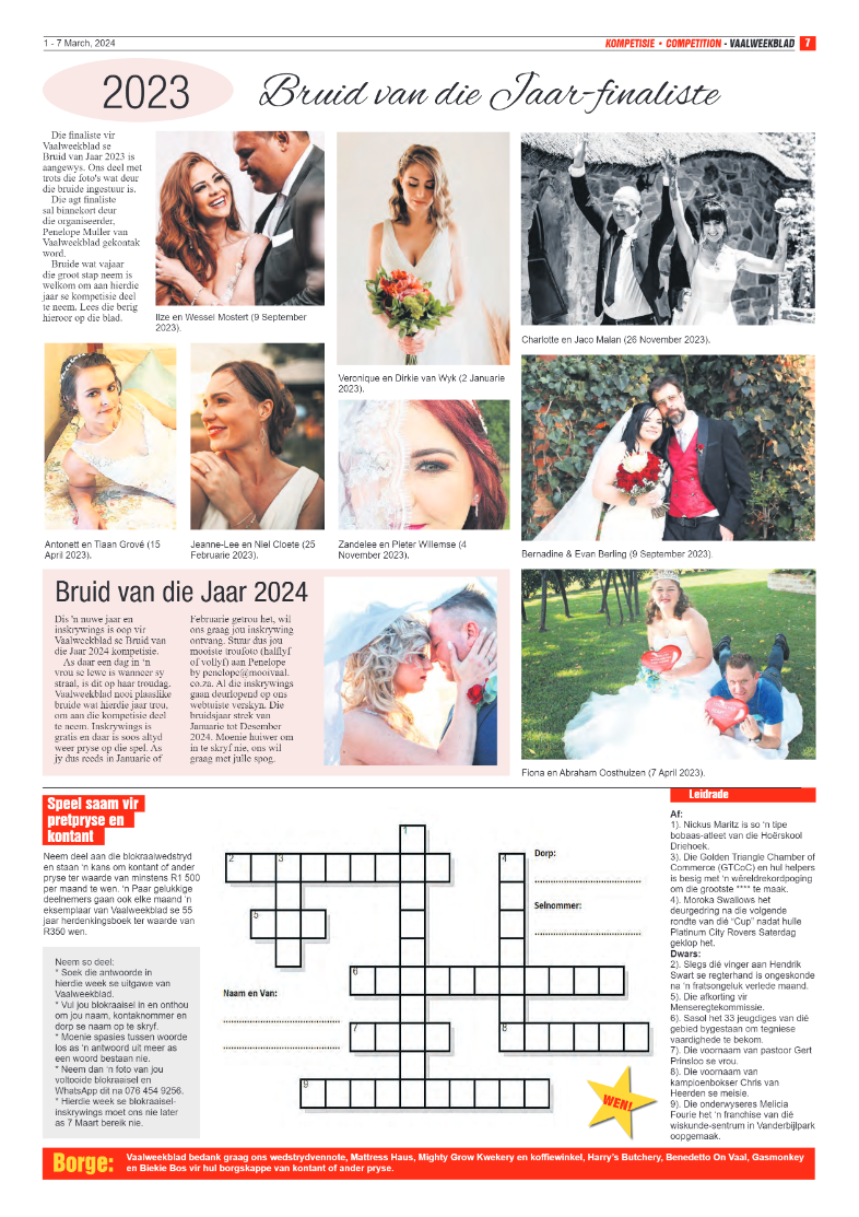 Vaalweekblad – 1 – 7 March, 2024 page 7