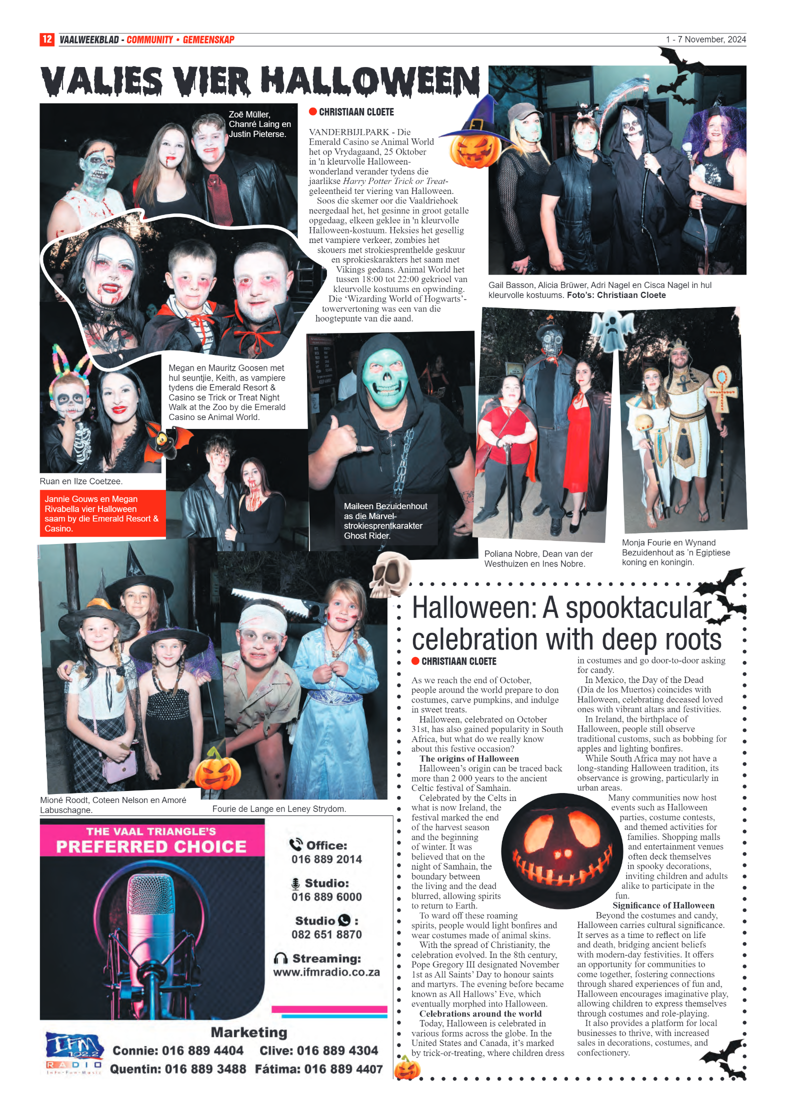 Vaalweekblad – 1 – 7 November, 2024 page 12