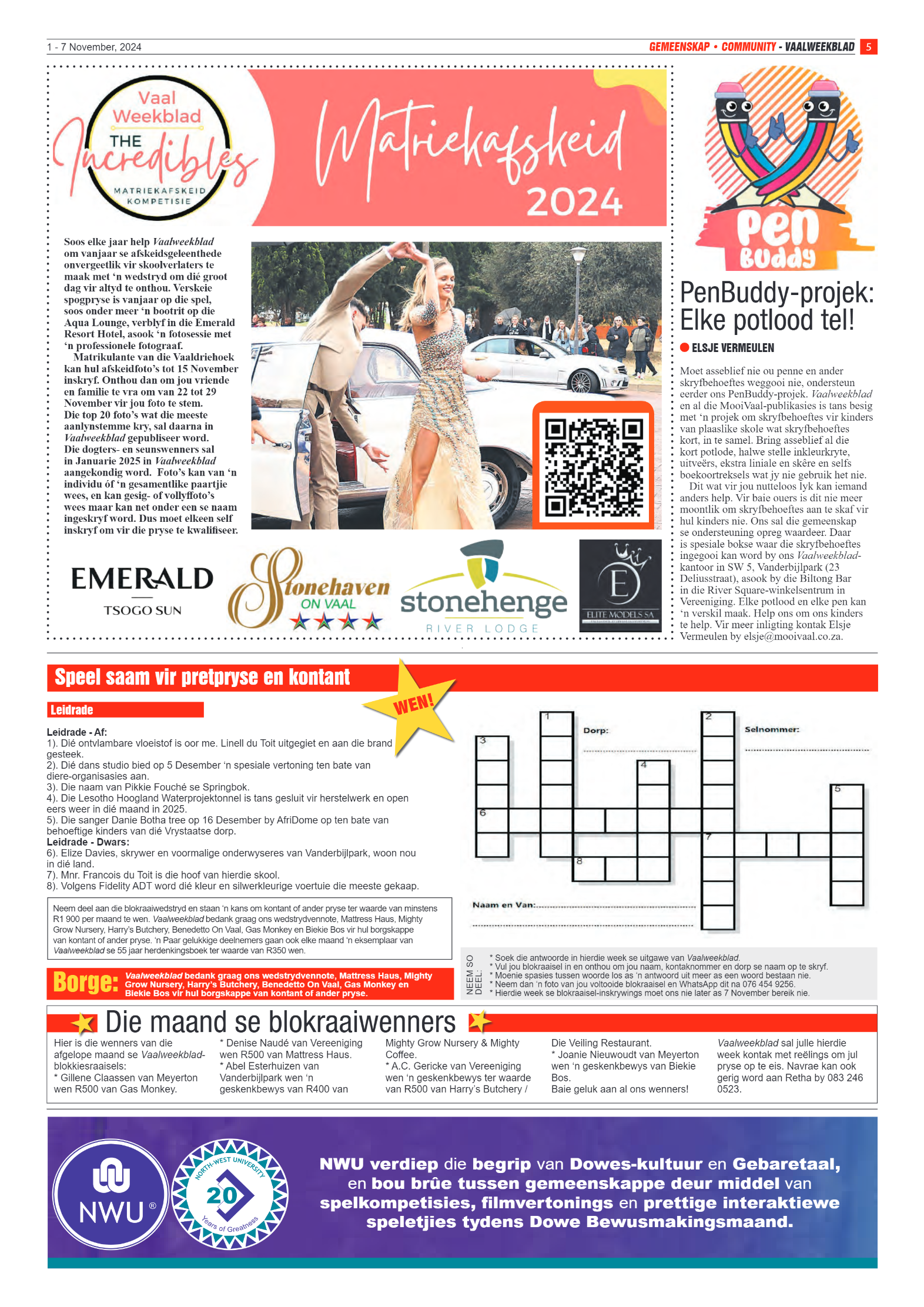 Vaalweekblad – 1 – 7 November, 2024 page 5