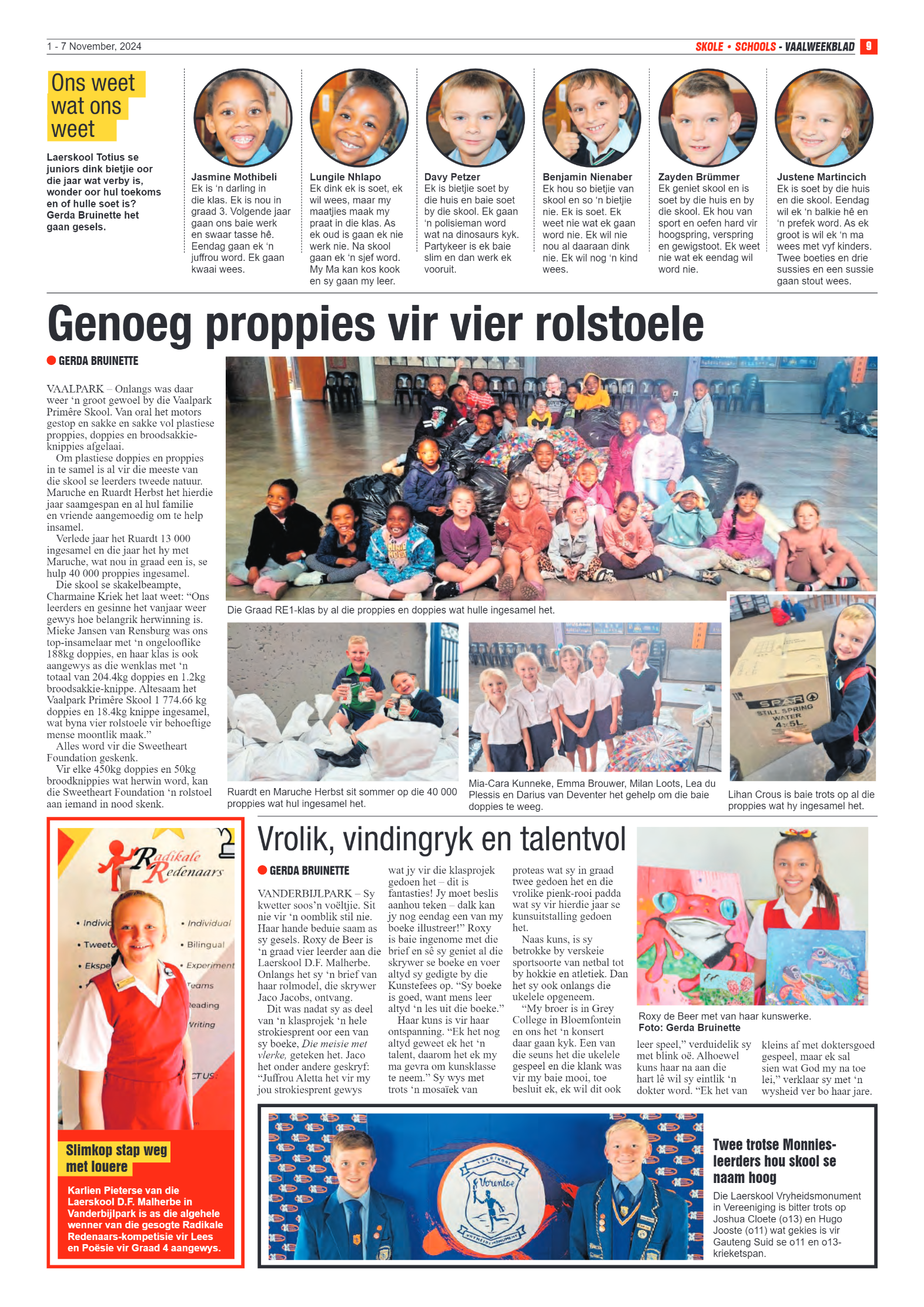 Vaalweekblad – 1 – 7 November, 2024 page 9