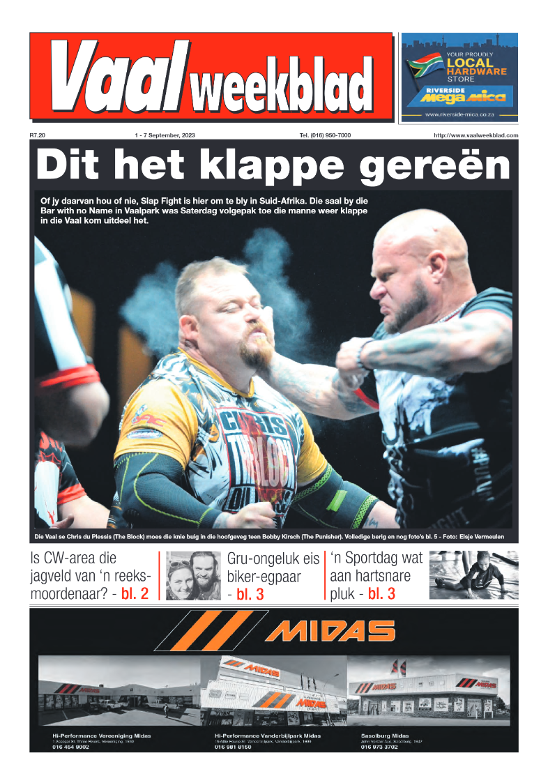 Vaalweekblad, 1 – 7 September, 2023 page 1