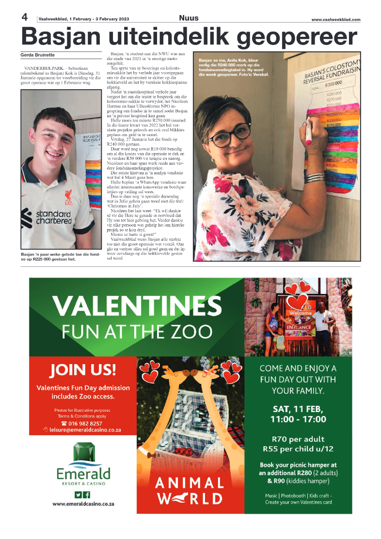 Vaalweekblad, 1 February – 3 February 2023 page 4
