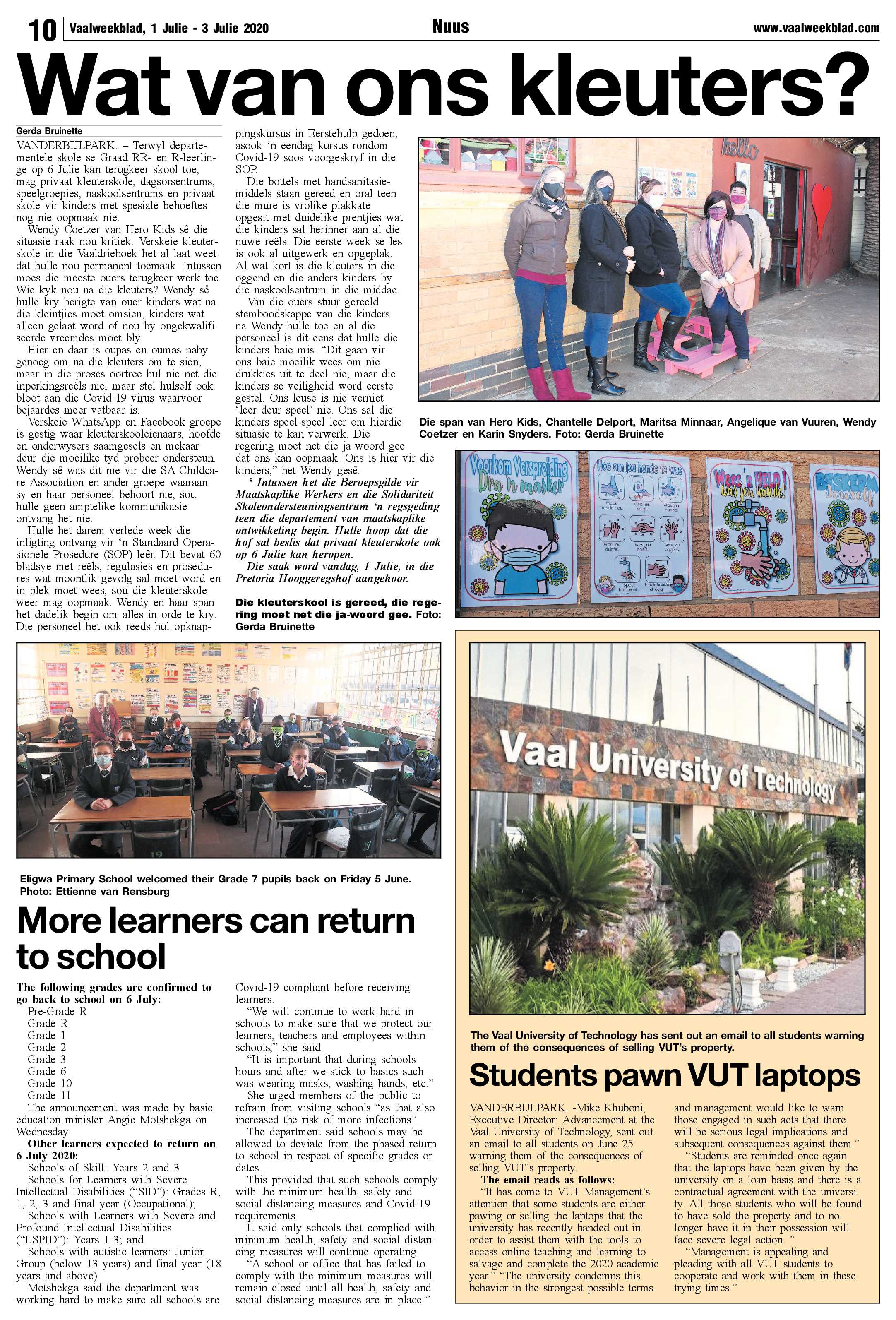 Vaalweekblad 1 Julie – 3 Julie 2020 page 10