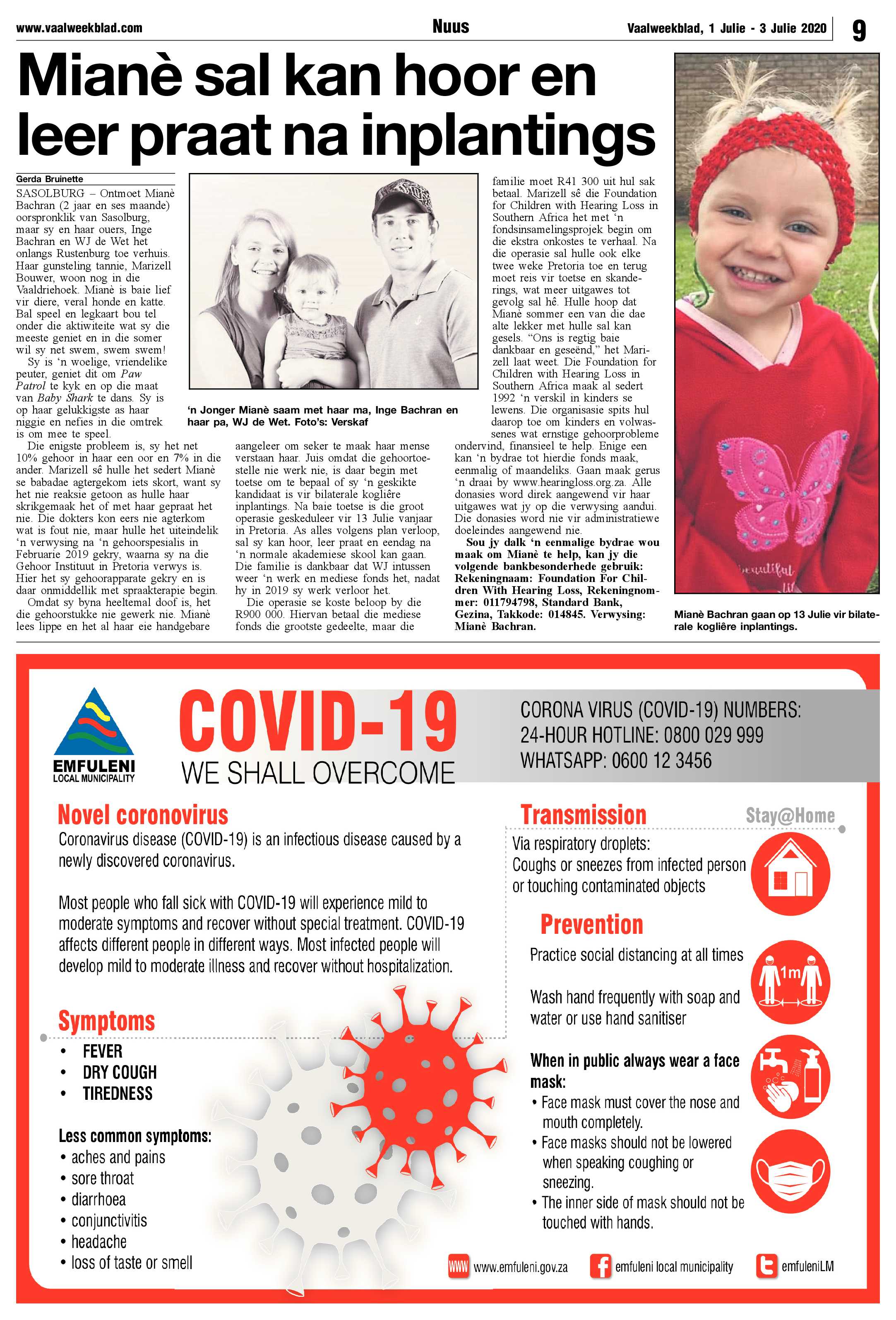 Vaalweekblad 1 Julie – 3 Julie 2020 page 9