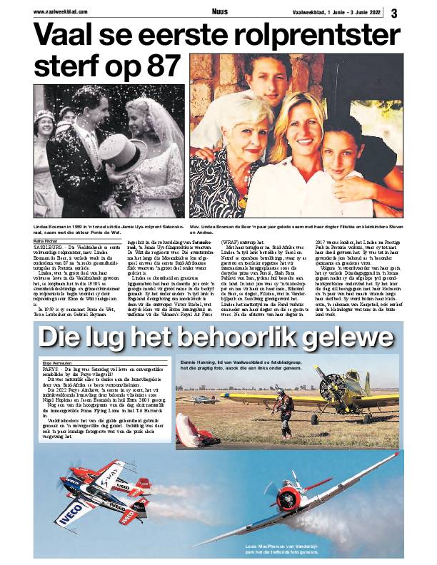 Vaalweekblad, 1 Junie – 3 Junie 2022 page 3