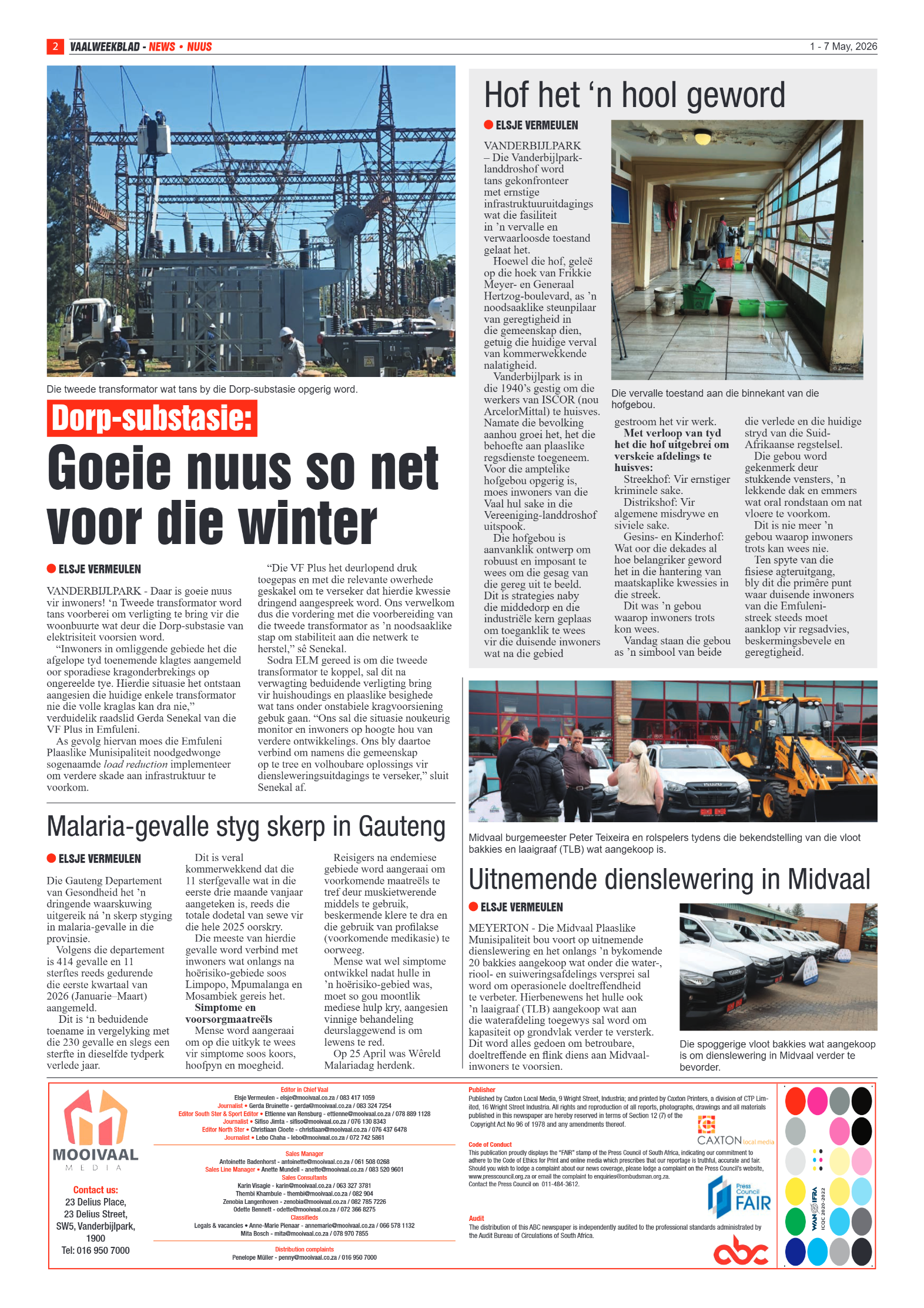 Vaalweekblad – 1 Mei 2026 page 2
