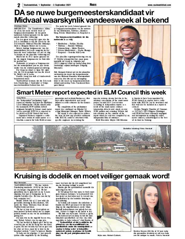 Vaalweekblad 1 September – 3 September 2021 page 2