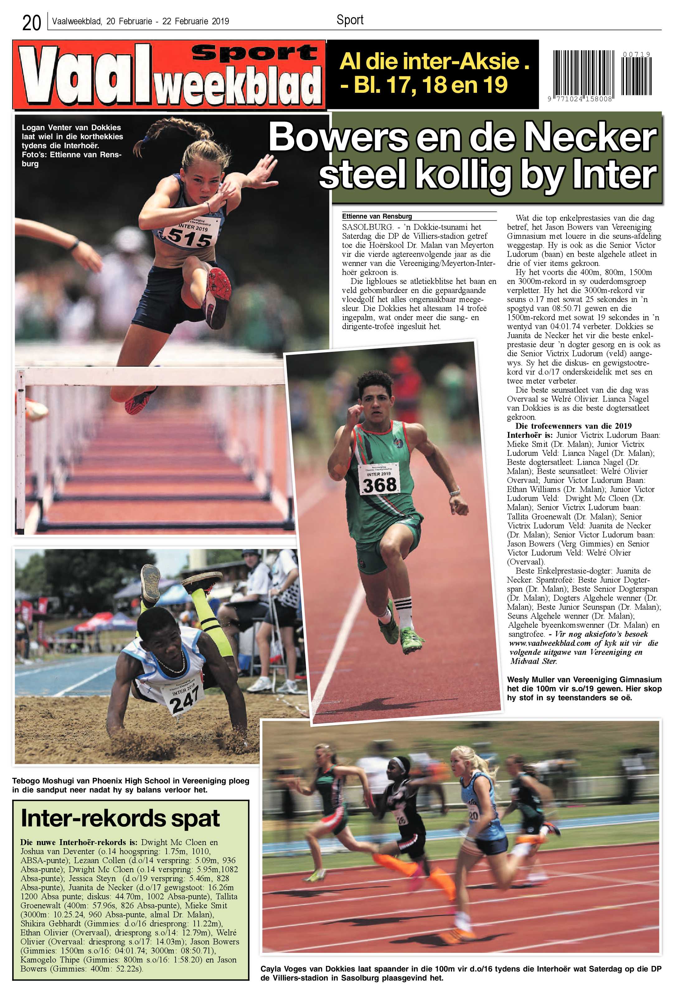 Vaalweekblad 20 – 22 Februarie 2019 page 20
