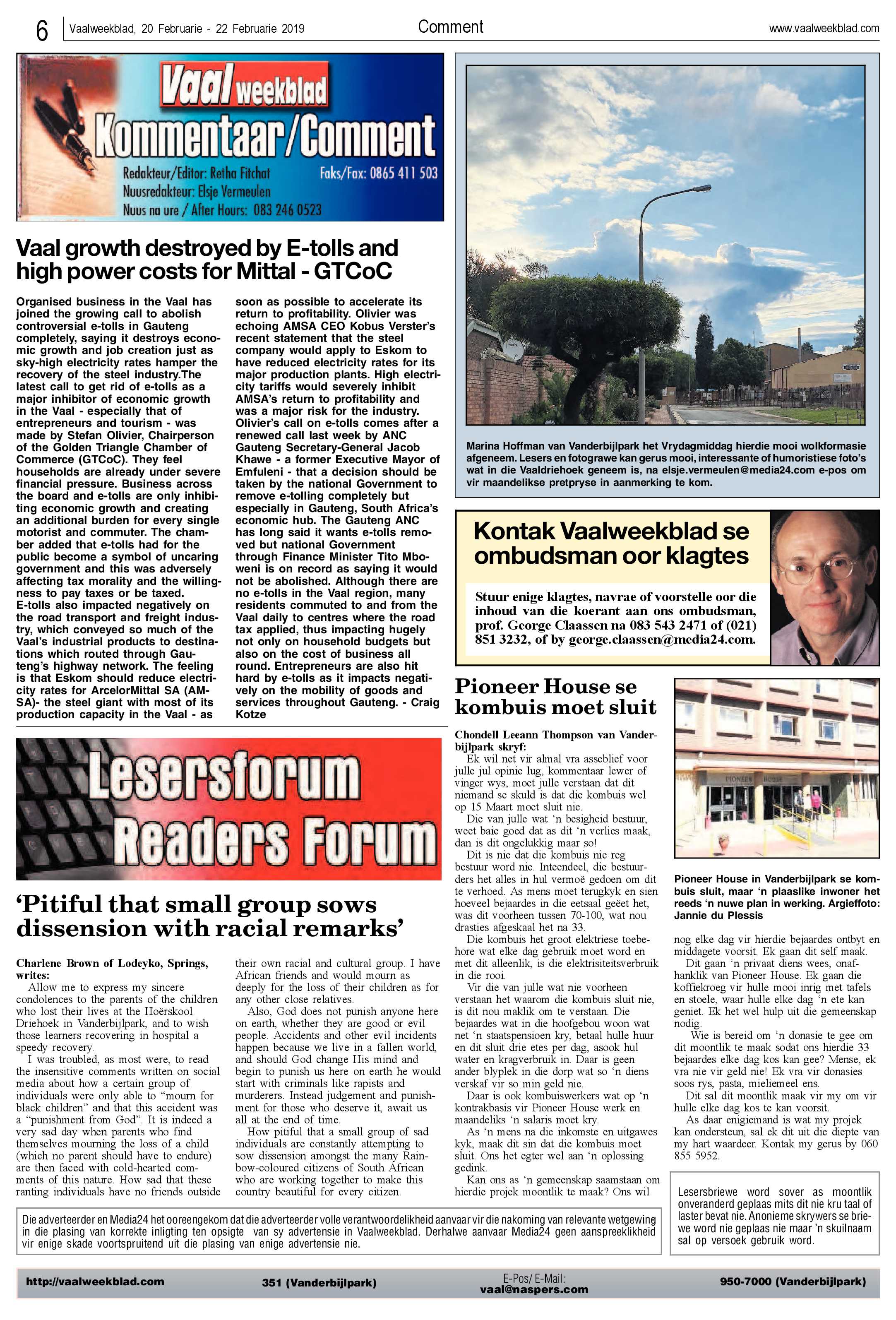 Vaalweekblad 20 – 22 Februarie 2019 page 6