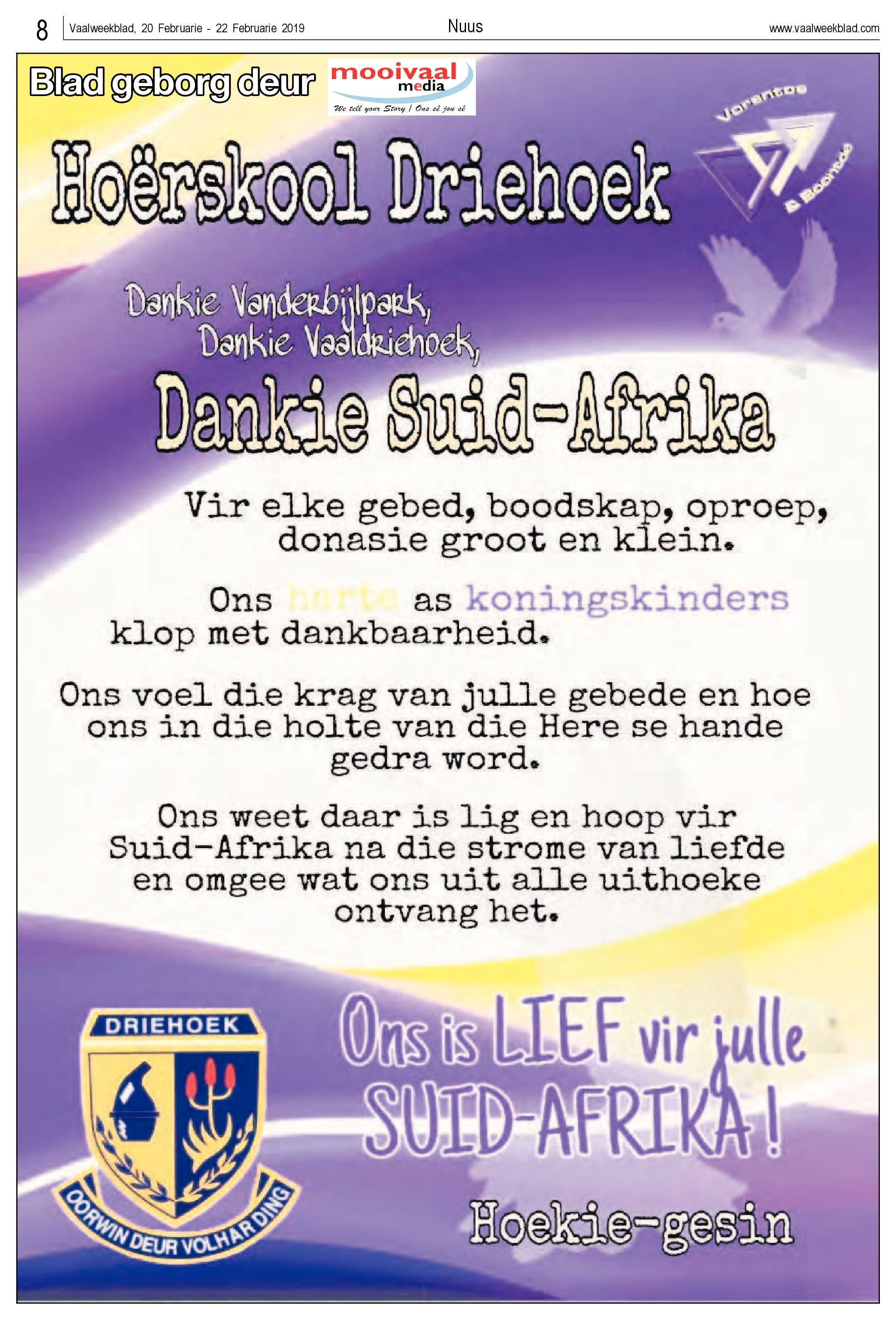 Vaalweekblad 20 – 22 Februarie 2019 page 8