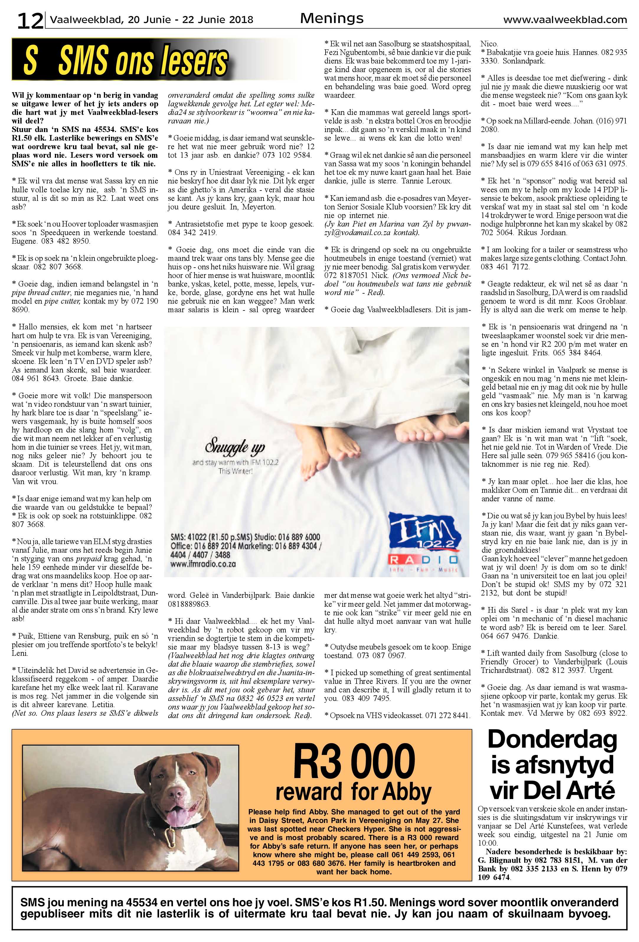 Vaalweekblad 20 – 22 Junie 2018 page 12