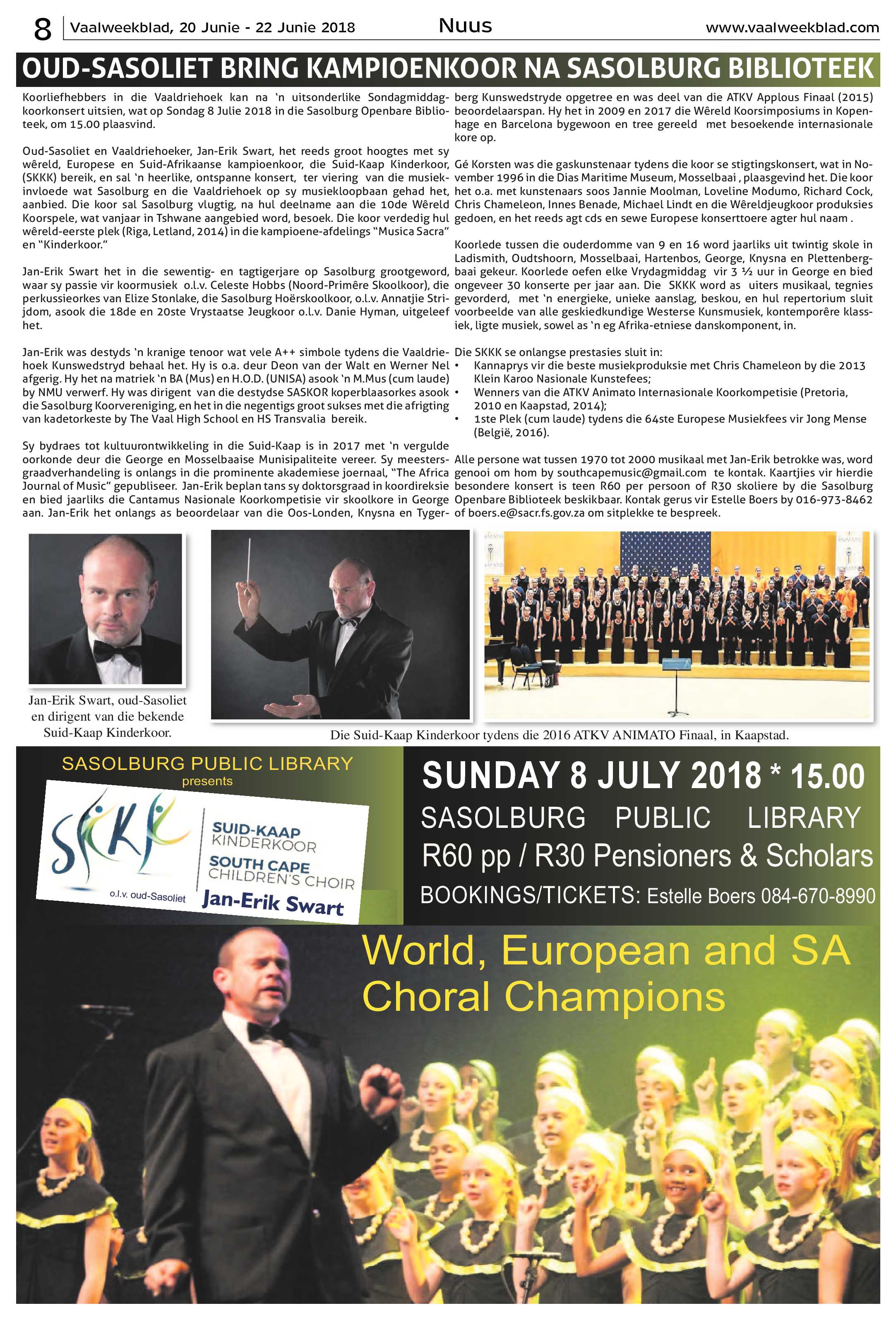 Vaalweekblad 20 – 22 Junie 2018 page 8