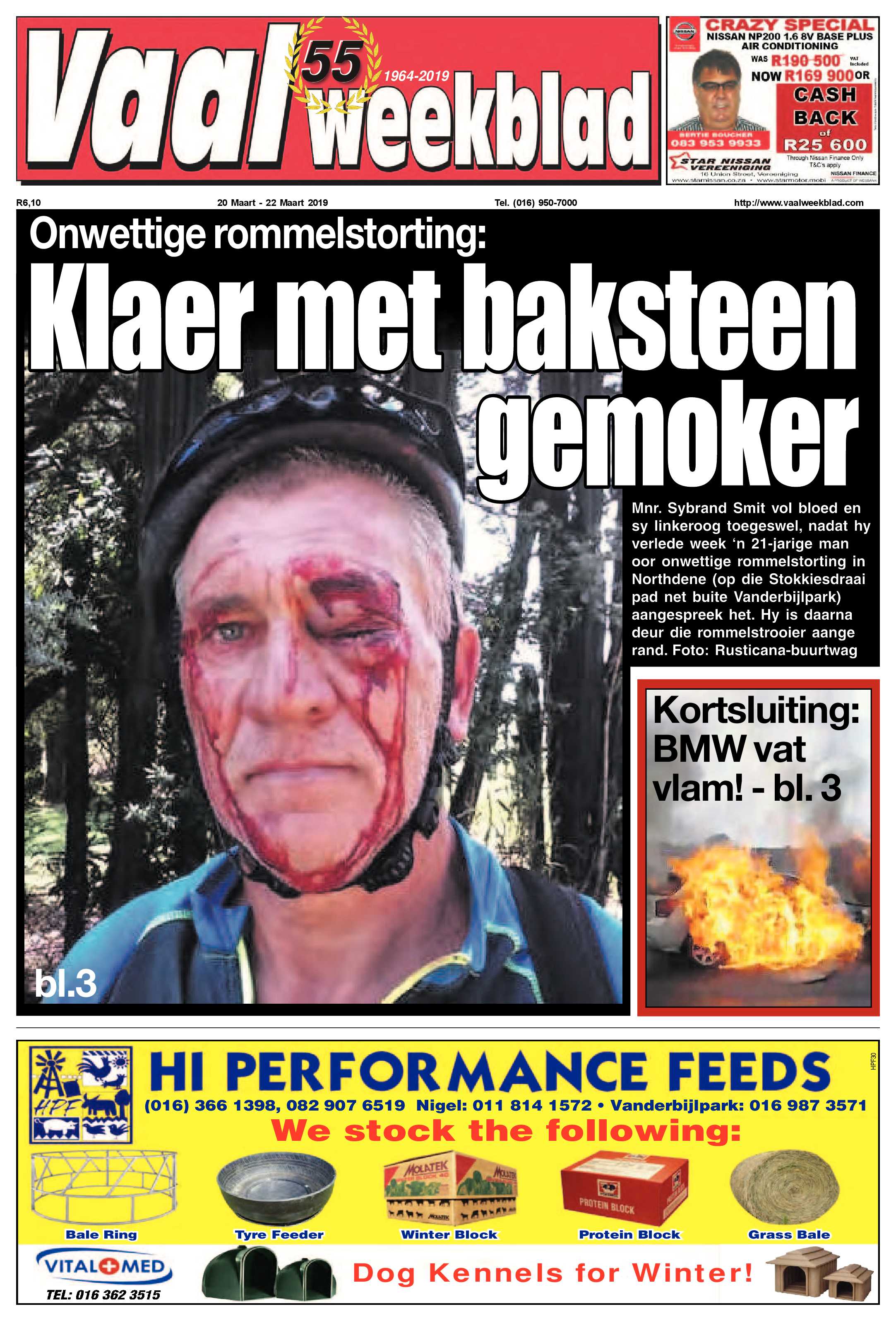 Vaalweekblad 20 – 22 Maart 2019 page 1