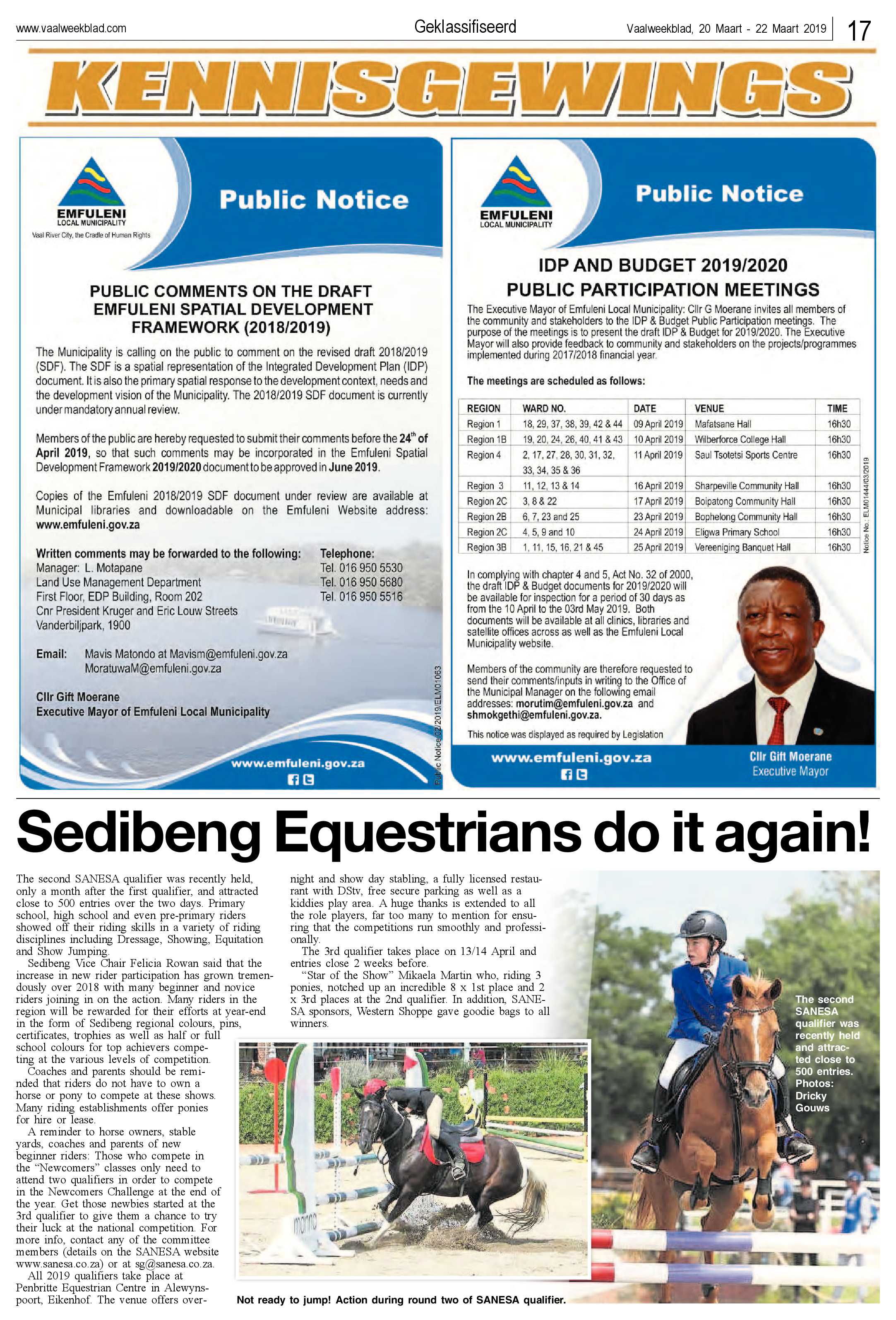 Vaalweekblad 20 – 22 Maart 2019 page 17