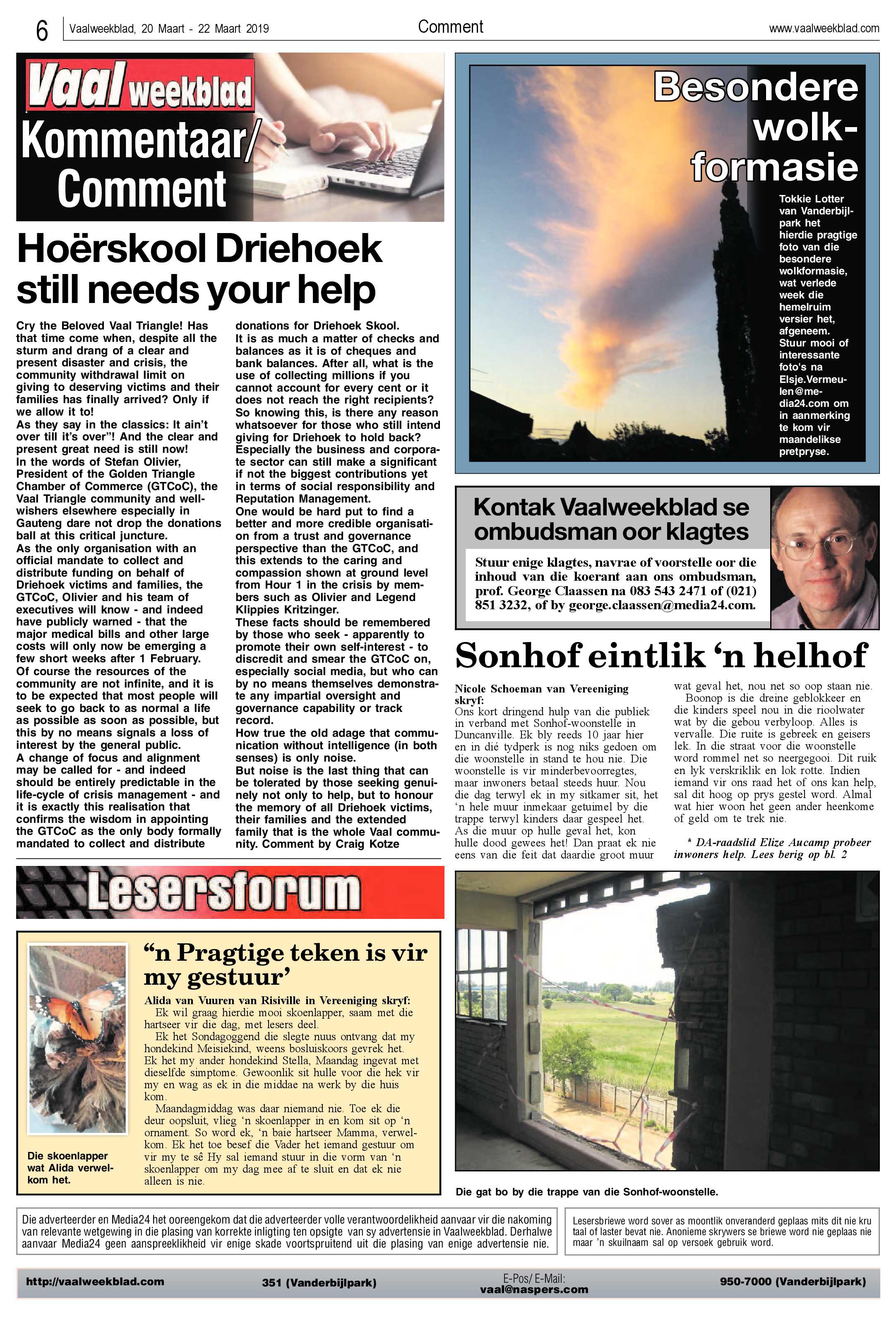 Vaalweekblad 20 – 22 Maart 2019 page 6