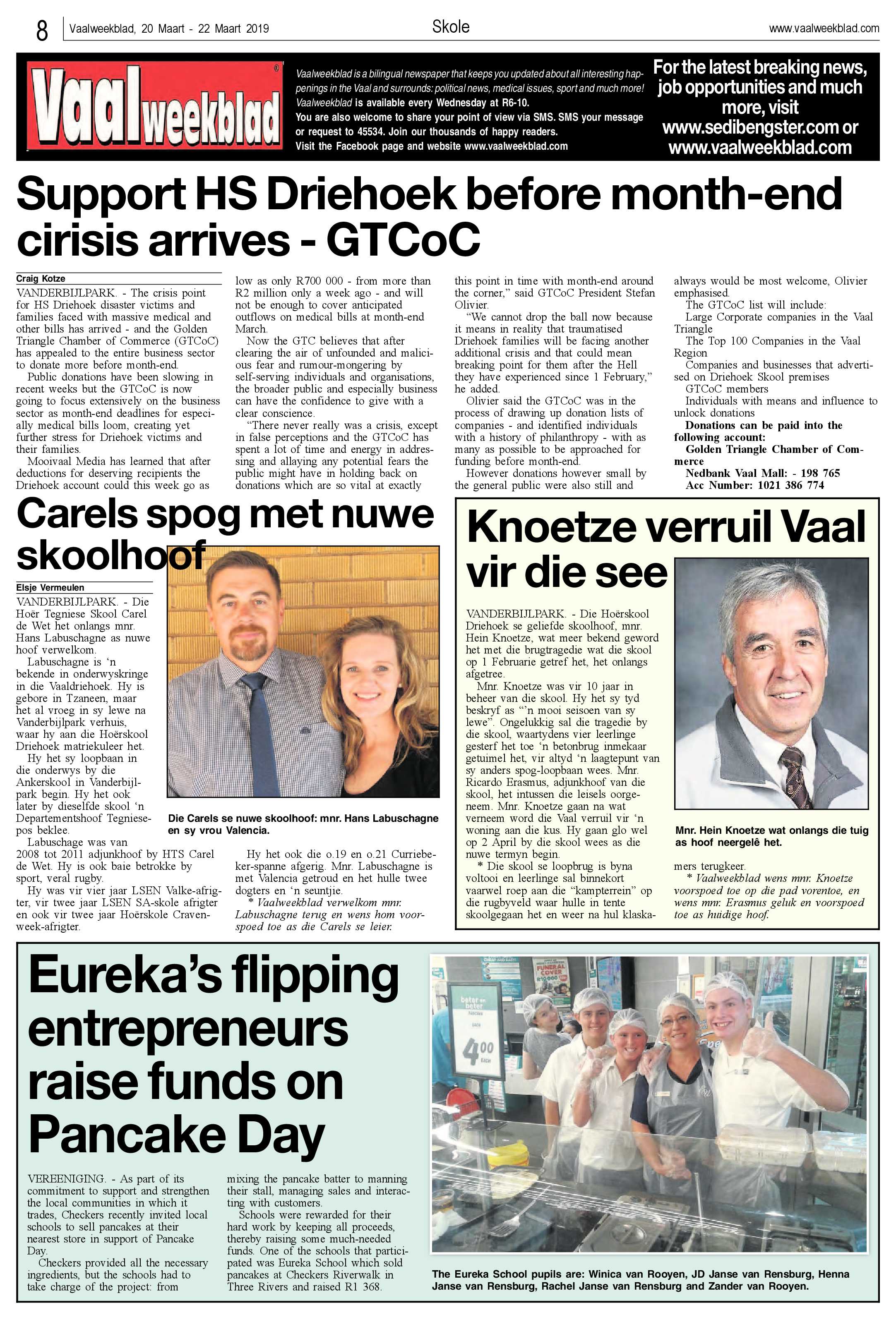 Vaalweekblad 20 – 22 Maart 2019 page 8