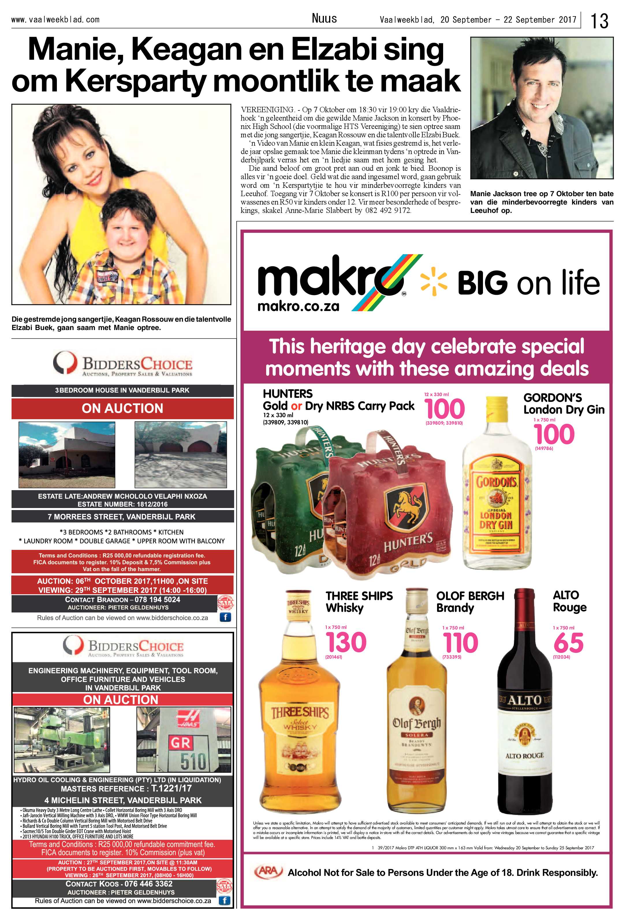 Vaalweekblad 20 – 22 September 2017 page 13