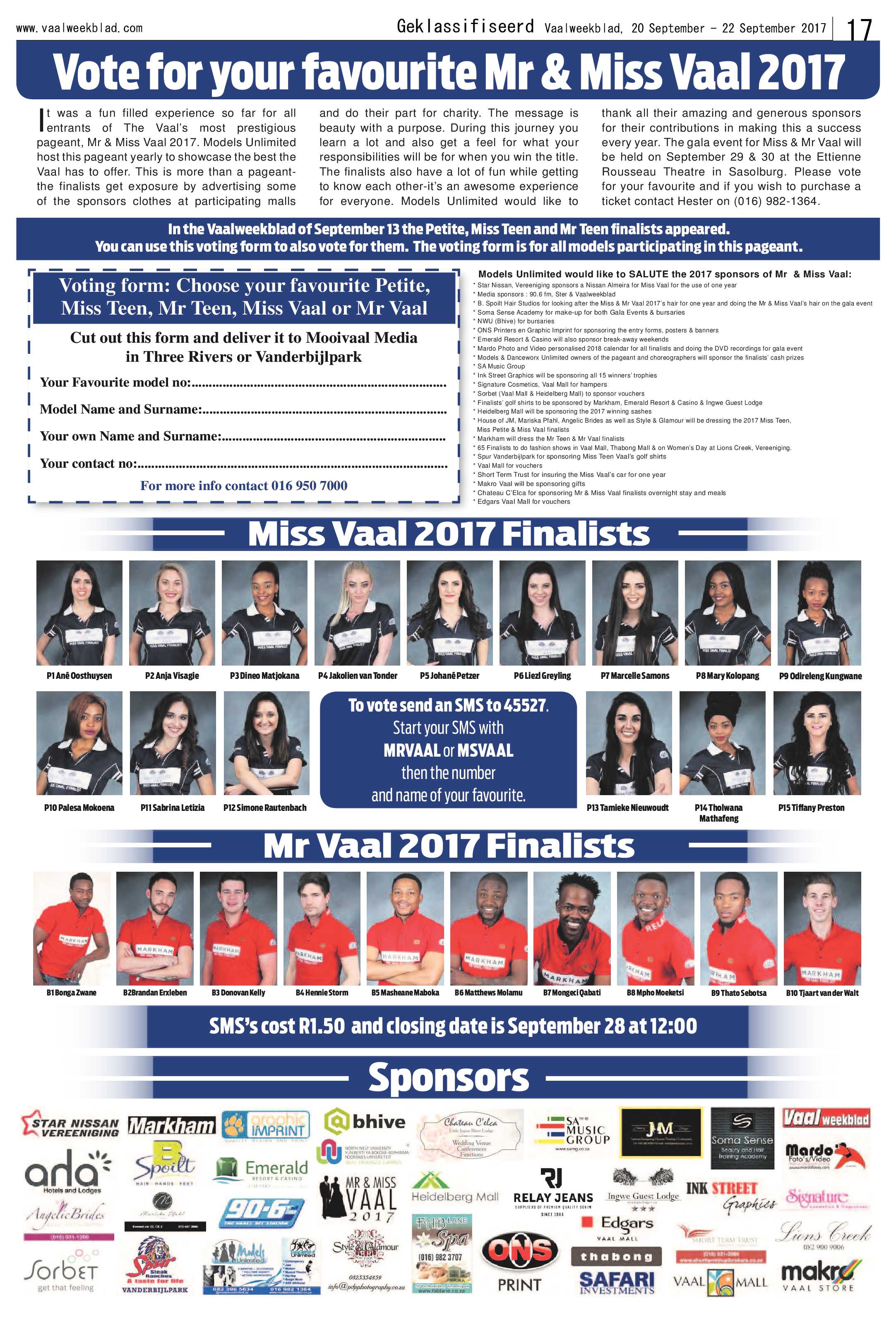 Vaalweekblad 20 – 22 September 2017 page 17