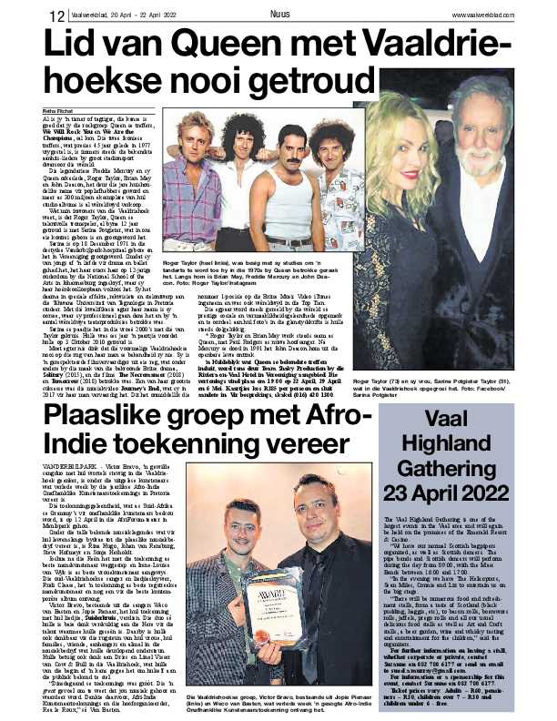 Vaalweekblad, 20 April – 22 April 2022 page 4