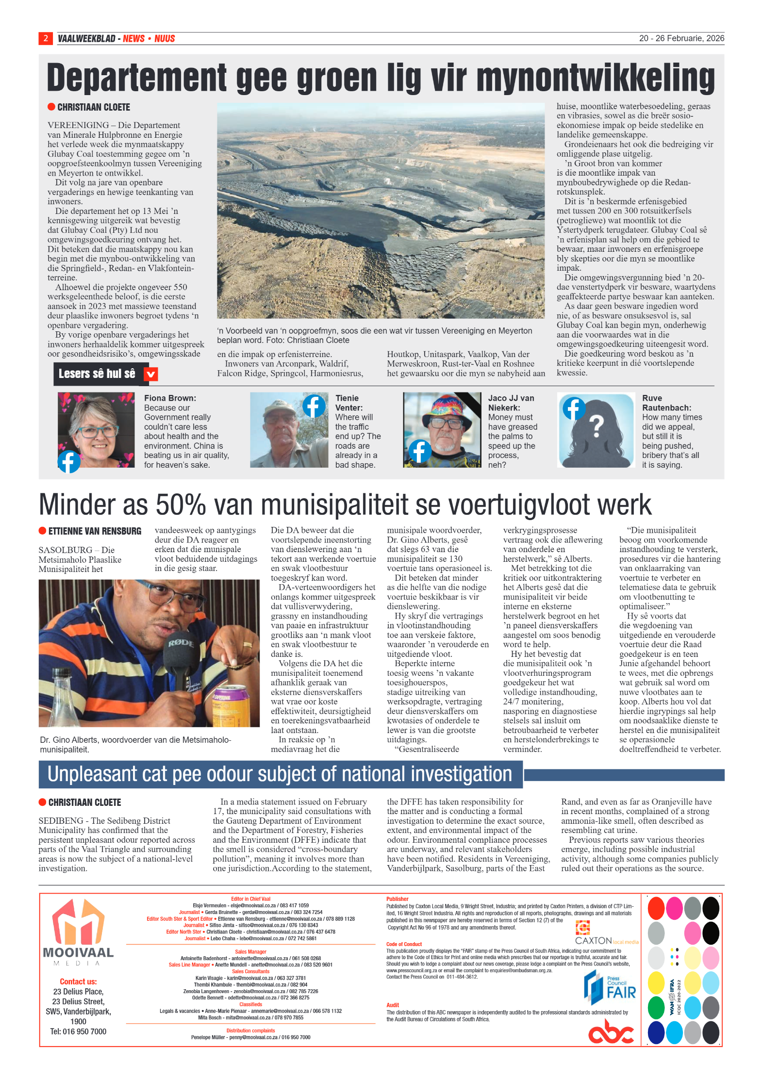 Vaalweekblad – 20 Februarie 2026 page 2