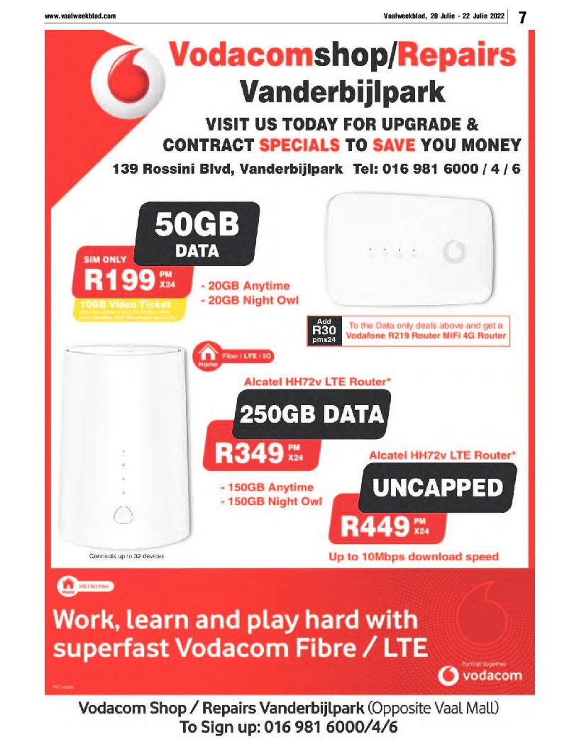 Vaalweekblad, 20 Julie – 22 Julie 2022 page 7