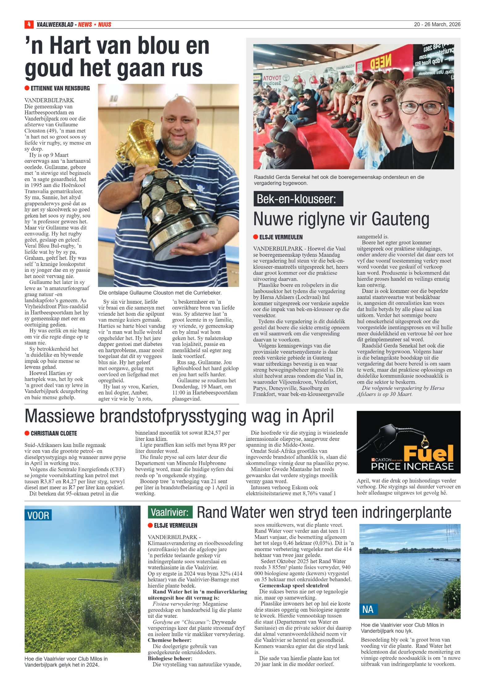 Vaalweekblad – 20 Maart 2026 page 4