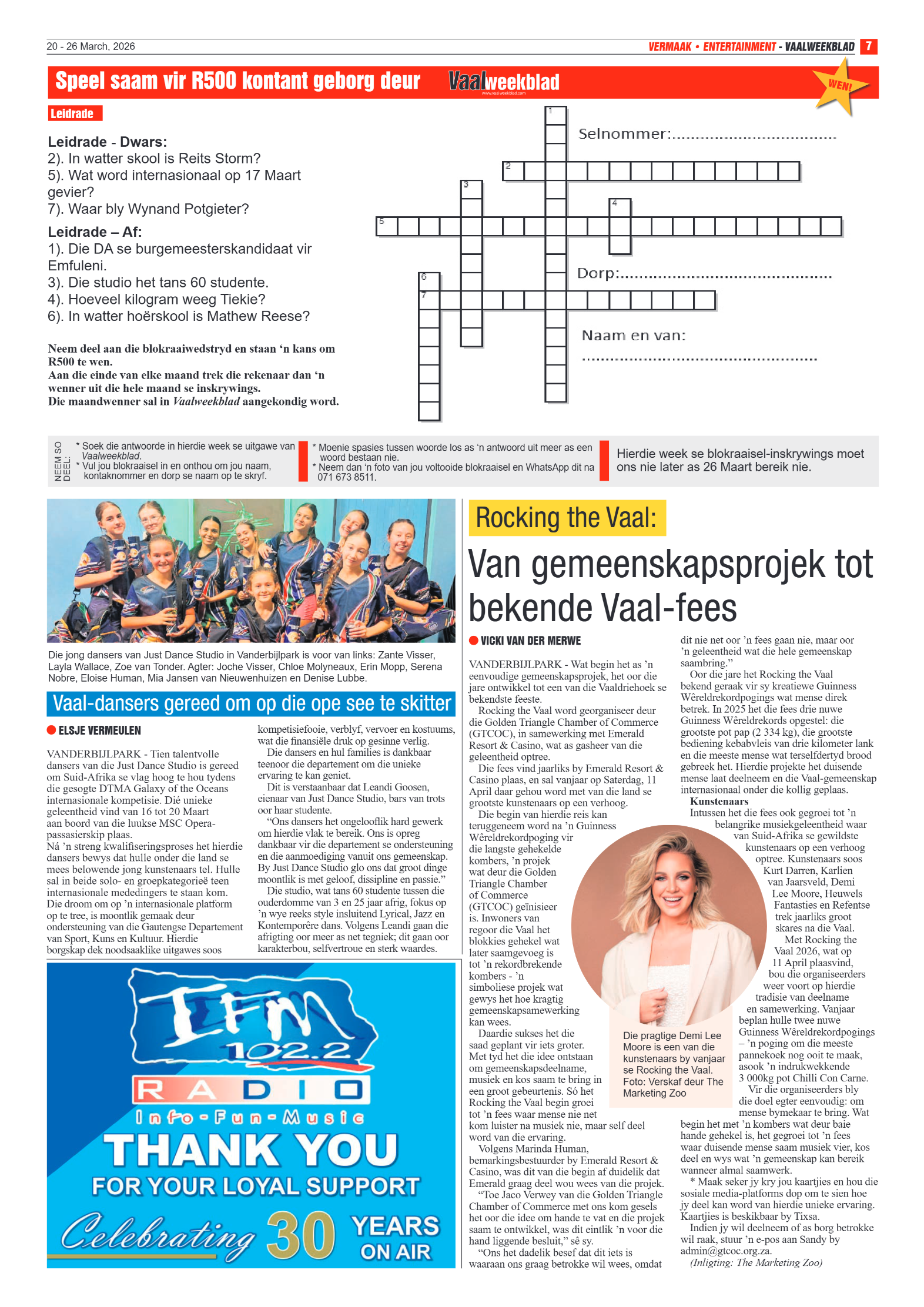 Vaalweekblad – 20 Maart 2026 page 7
