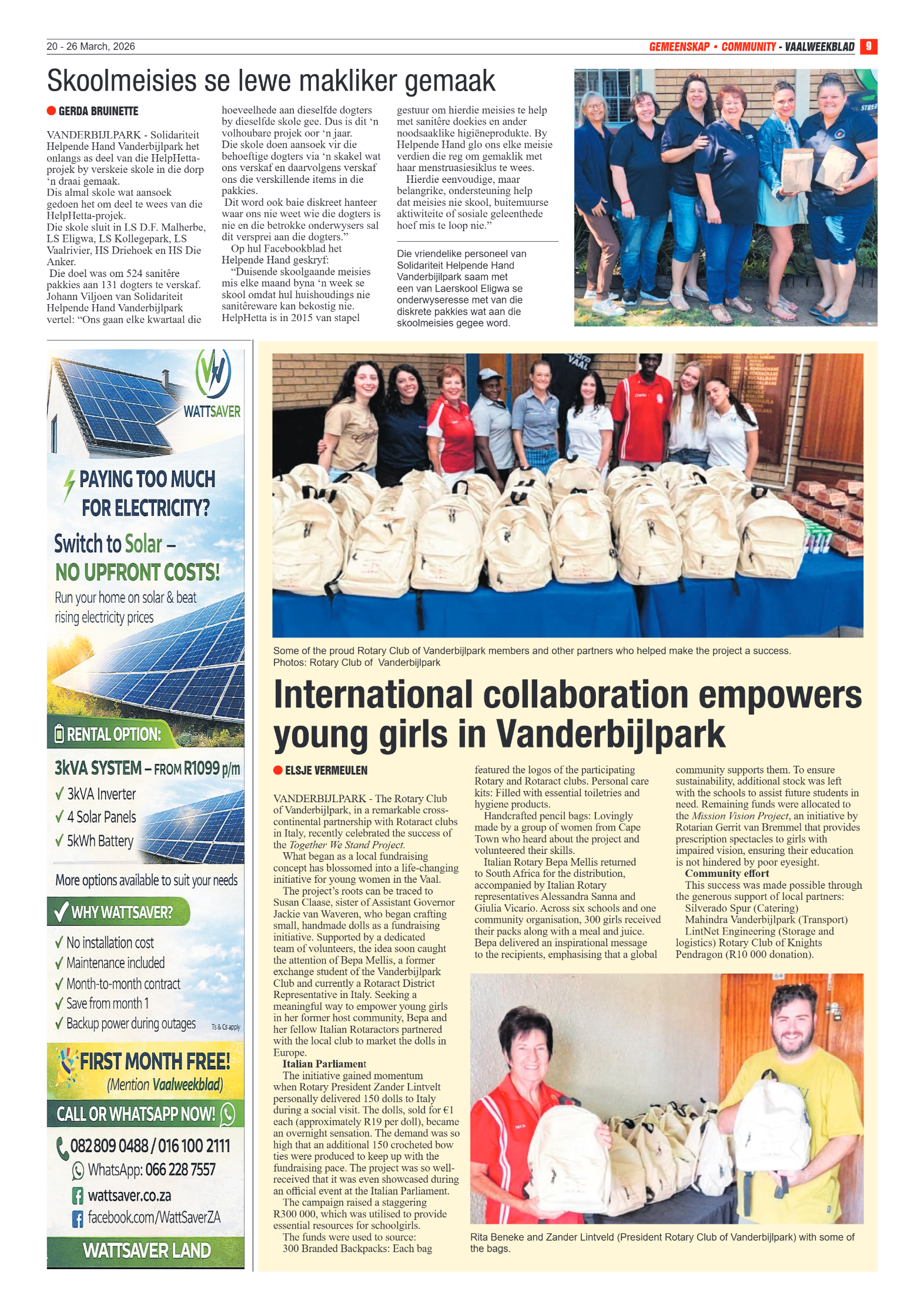 Vaalweekblad – 20 Maart 2026 page 9