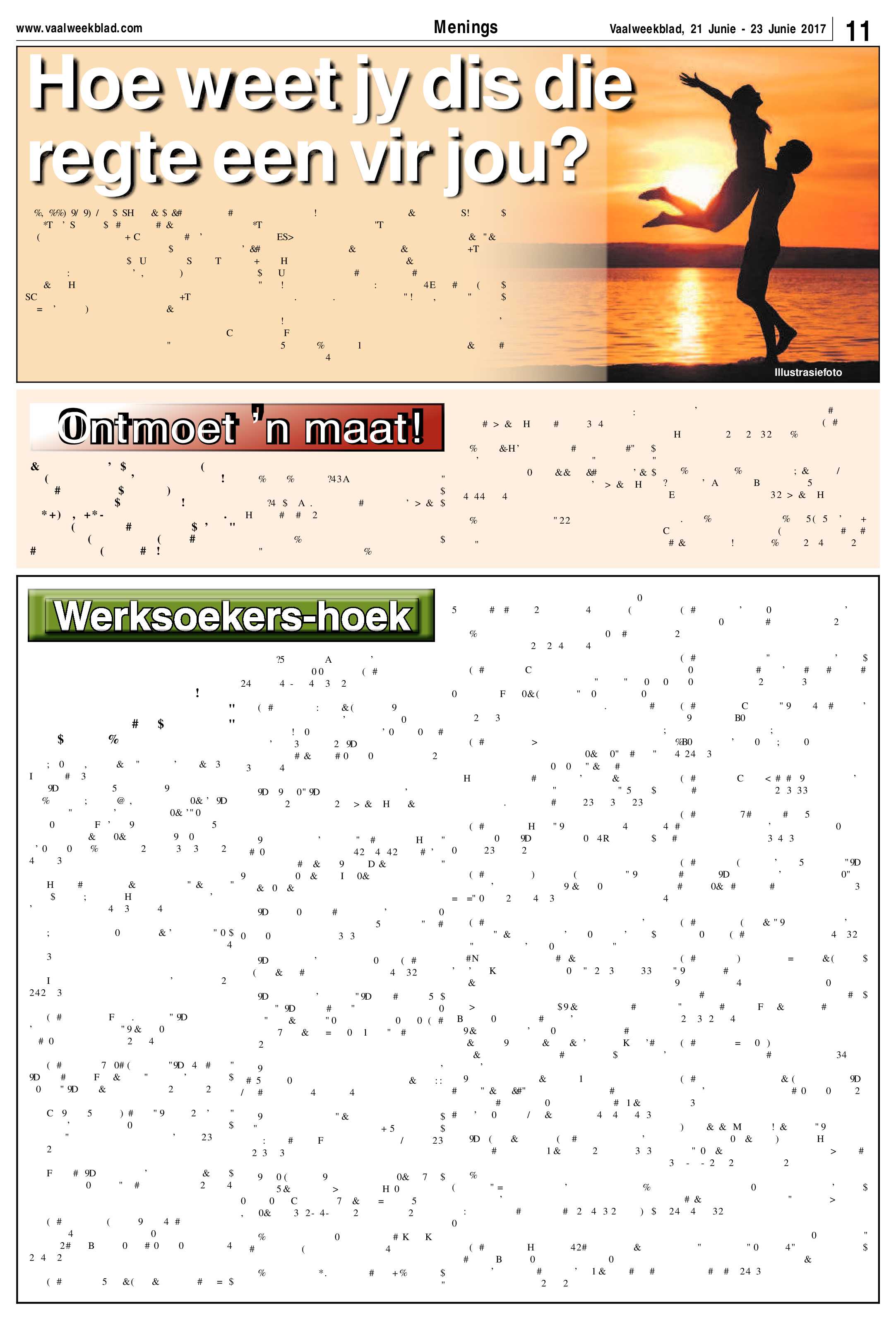 Vaalweekblad 21 -23 Junie 2017 page 11