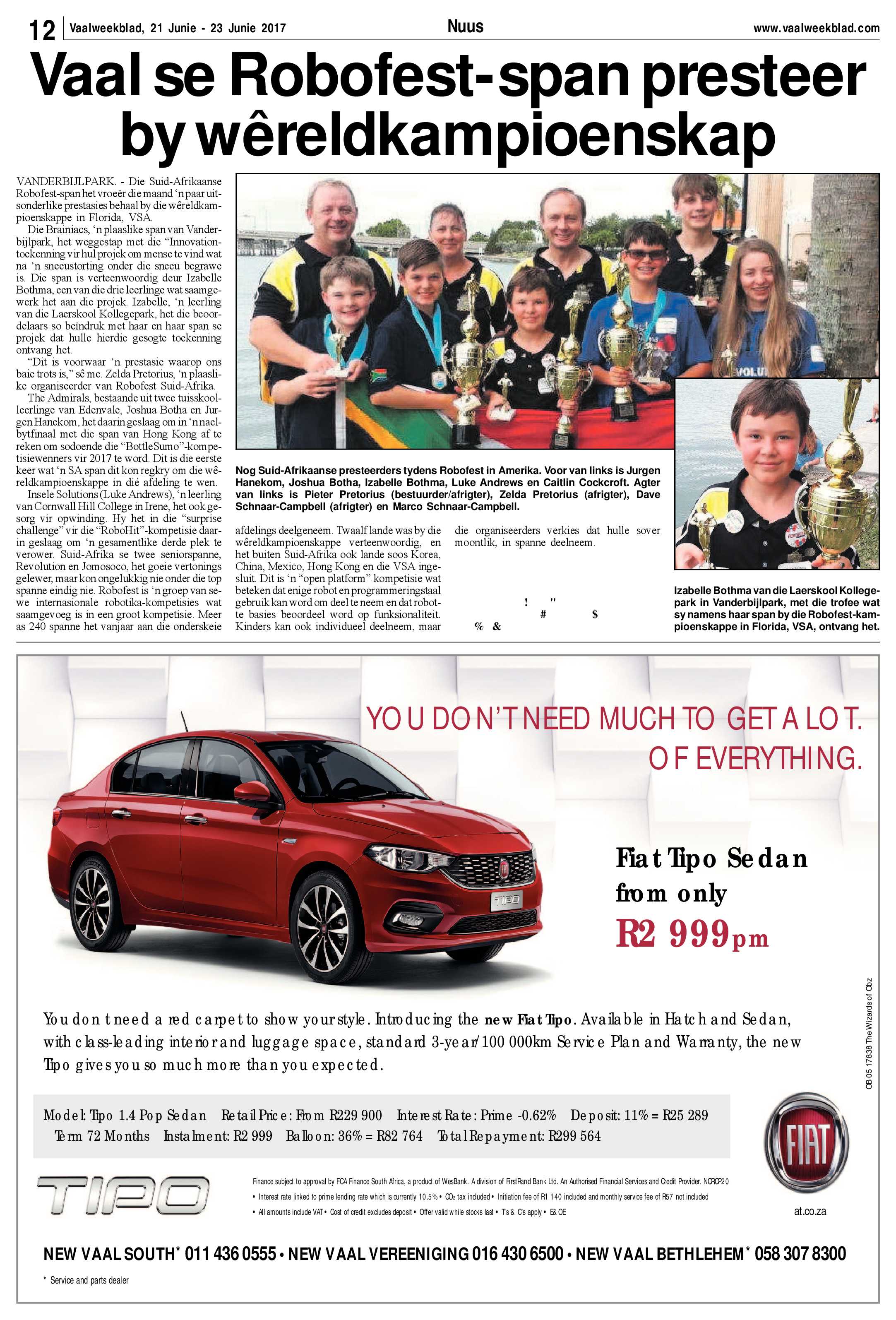 Vaalweekblad 21 -23 Junie 2017 page 12