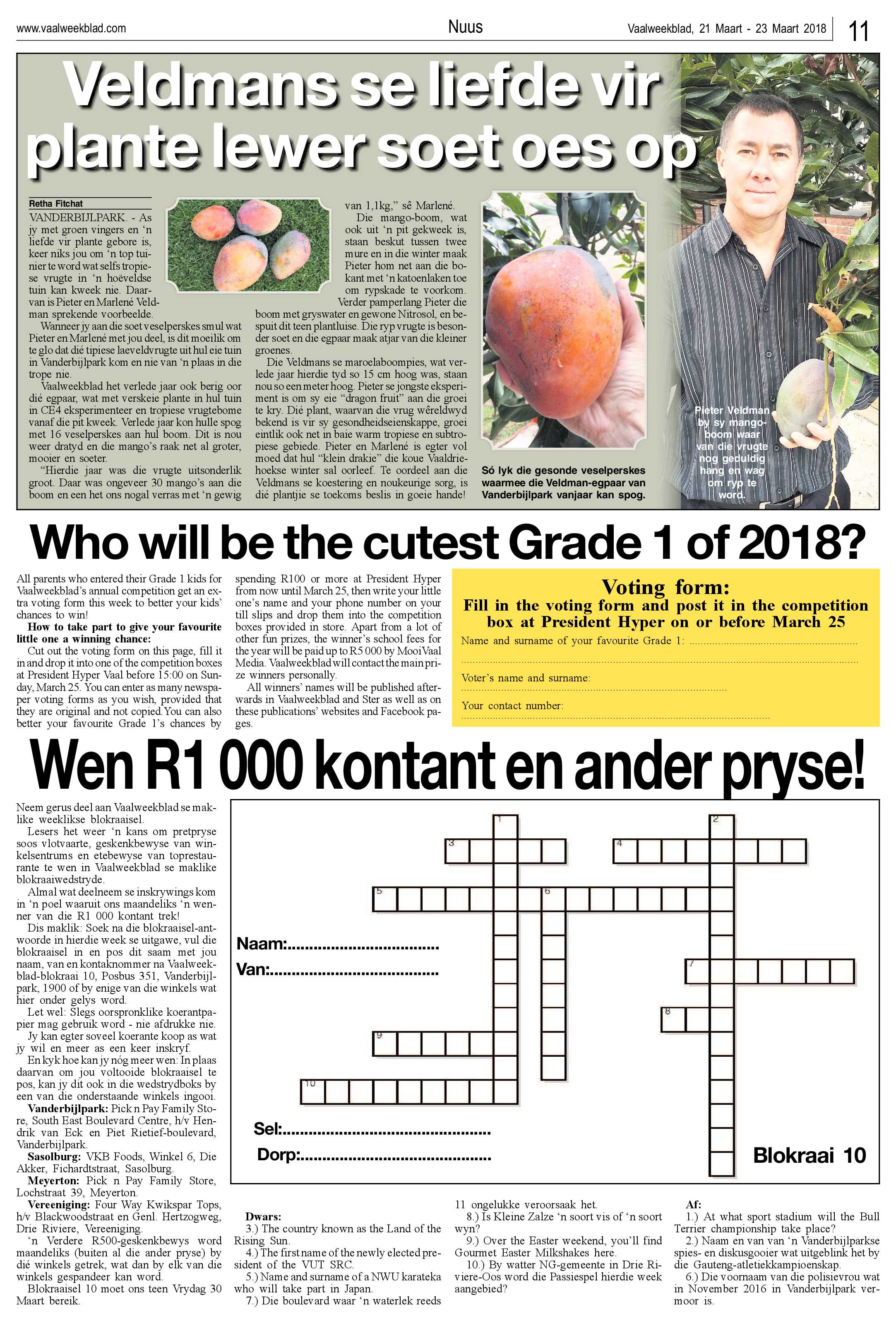 Vaalweekblad 21 – 23 Maart 2018 page 11