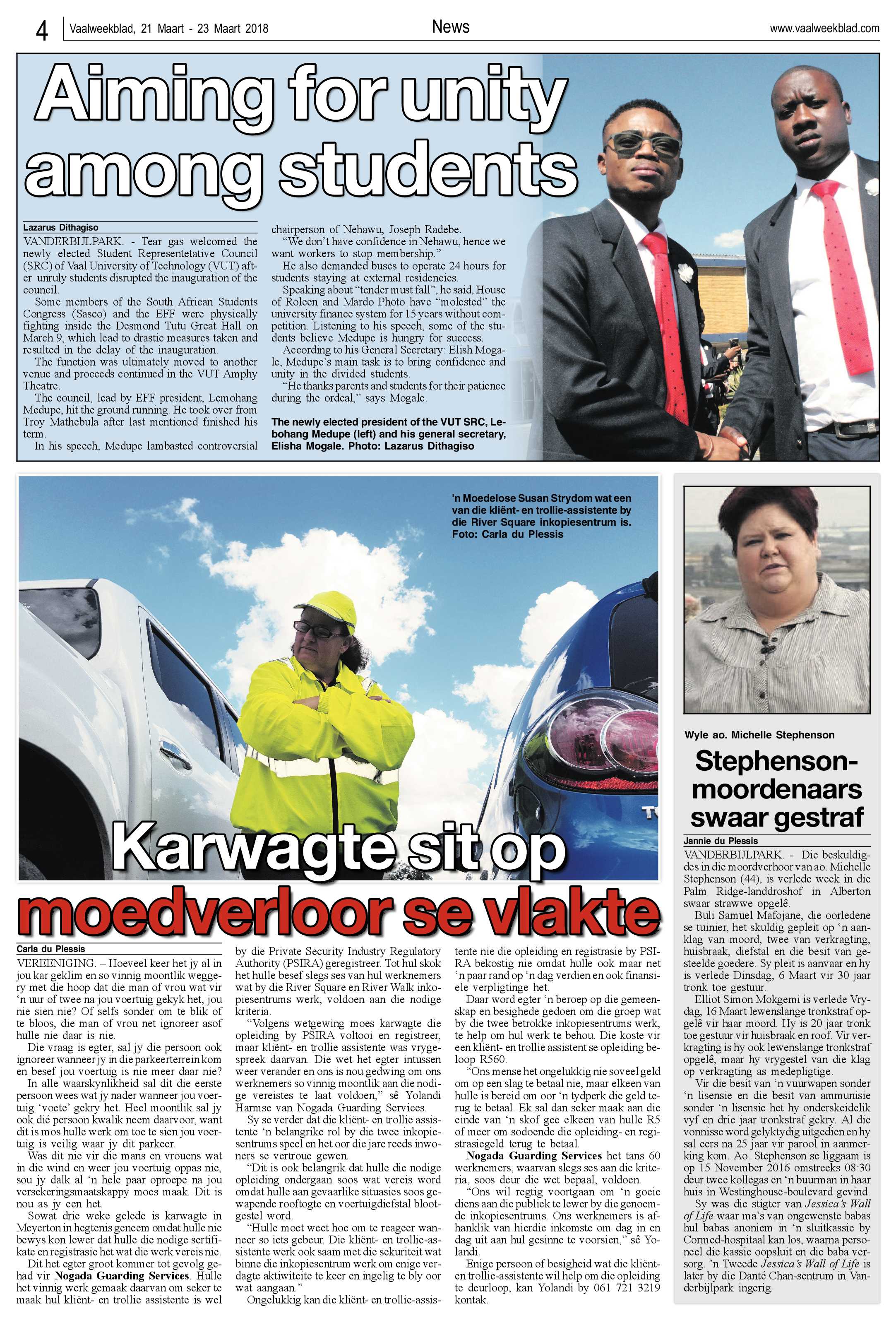 Vaalweekblad 21 – 23 Maart 2018 page 4